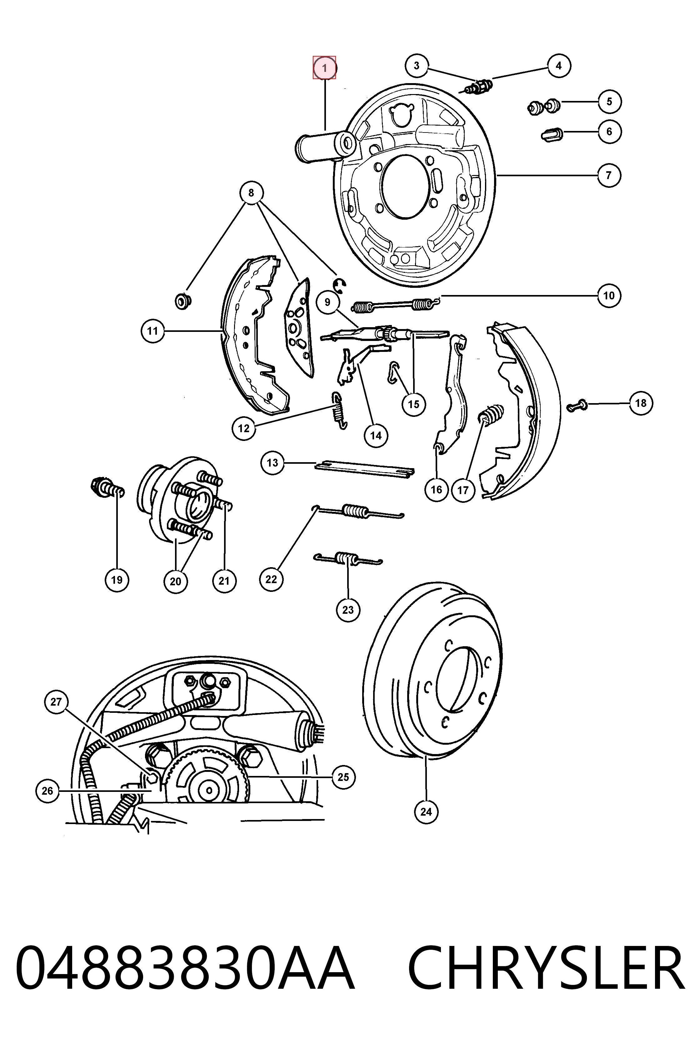 Рабочий тормозной цилиндр Autoextra 100370027 цена, от 13.26 USD