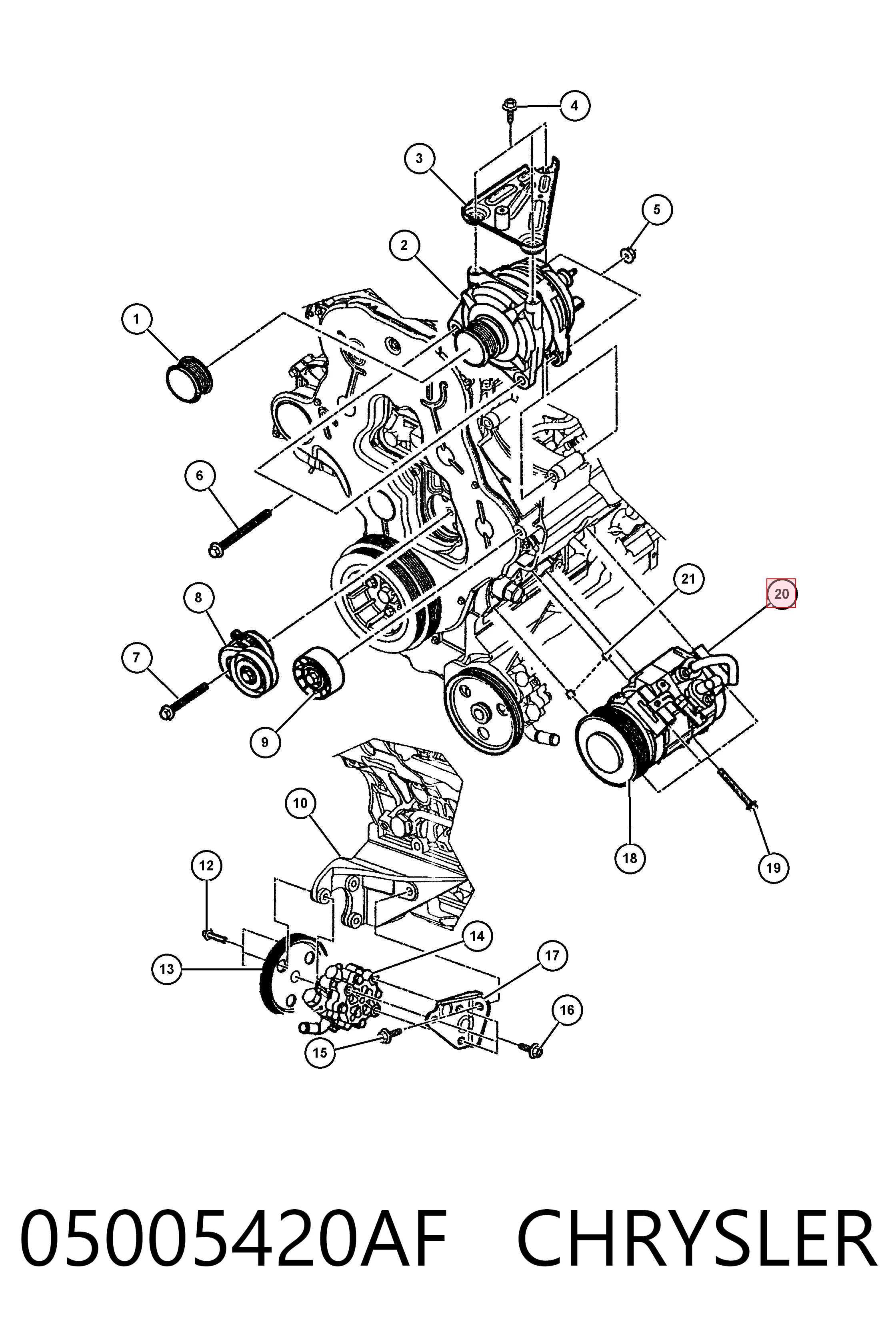 Компрессор кондиционера 2420KS4S Polcar