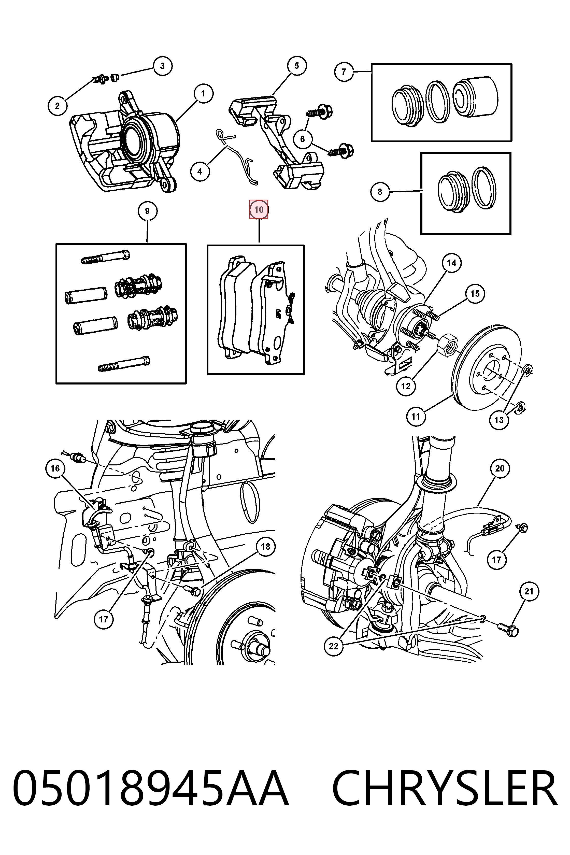 Колодки General Motors 17D869M цена, от 31.23 USD