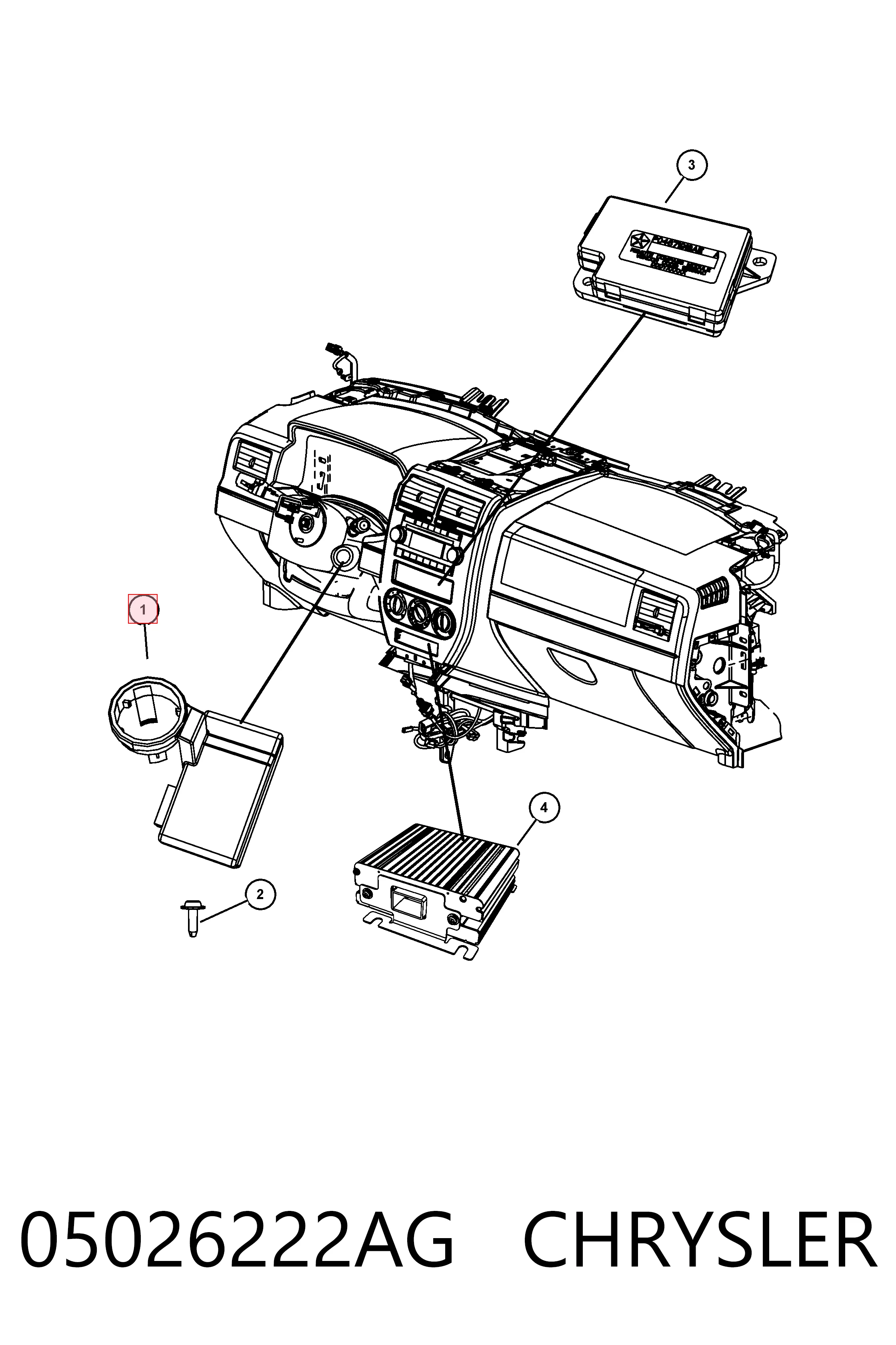 K05026222AM Fiat/Alfa/Lancia Модуль управления иммобилайзера (ЭБУ)