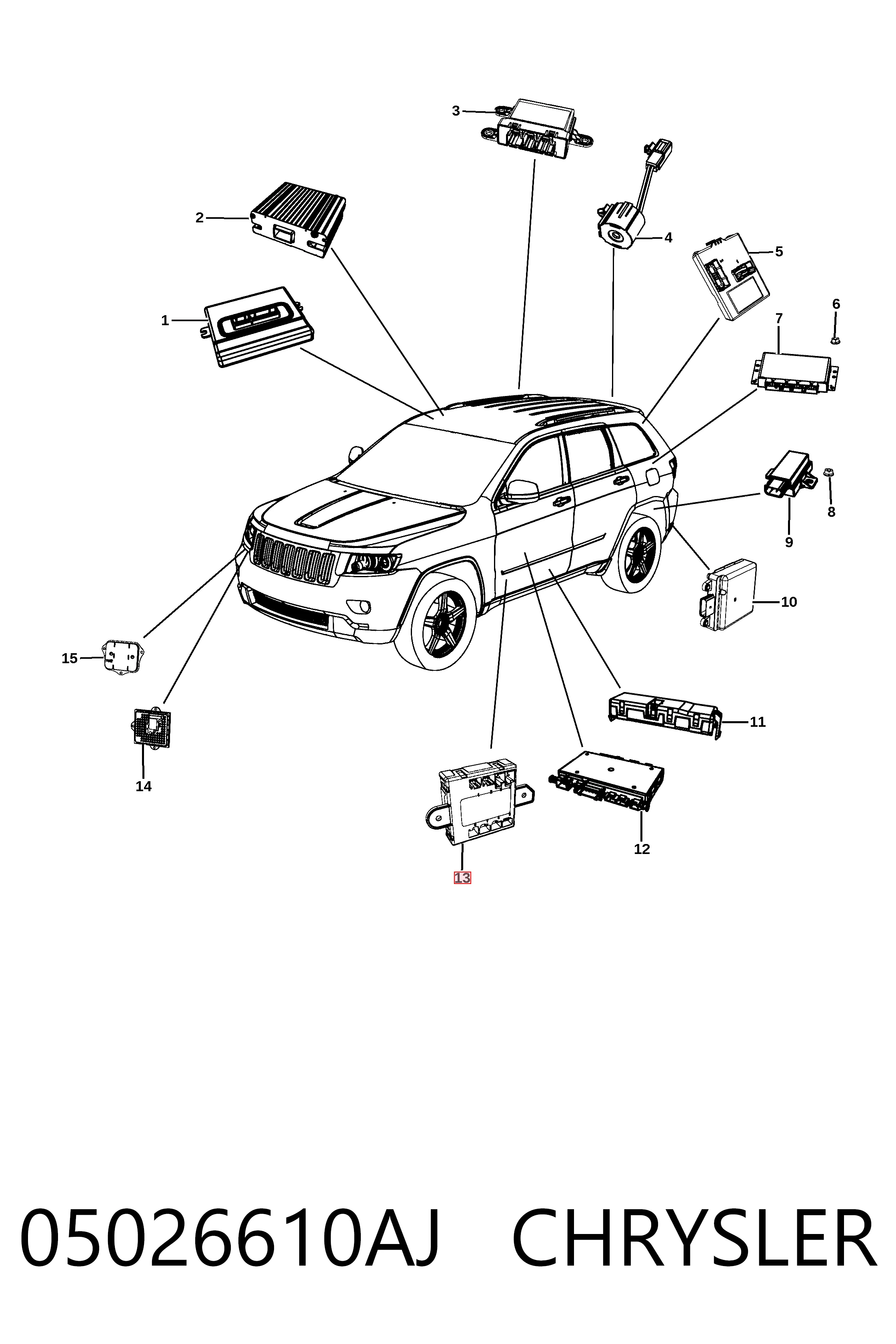 K68225100AC Fiat/Alfa/Lancia Блок комфорта передней двери