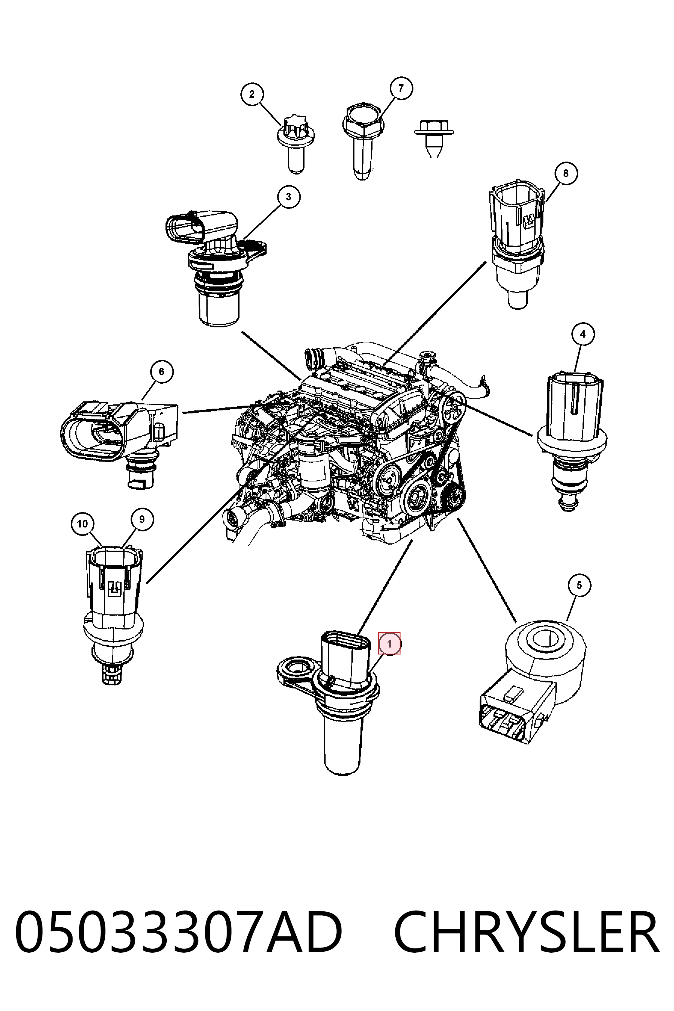 05033307AD Chrysler ДПКВ