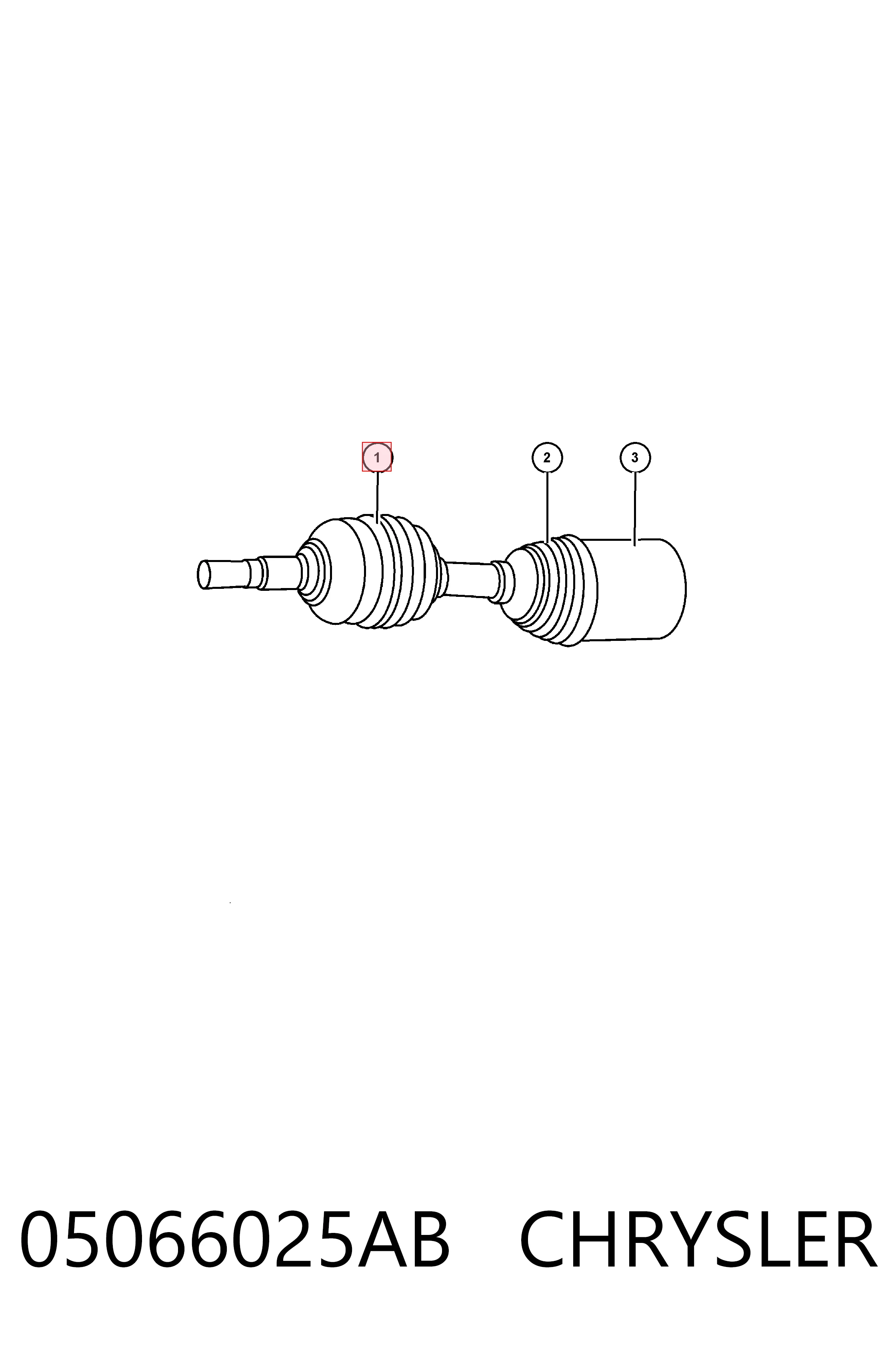 Купить K05066025AB Fiat/Alfa/Lancia Пыльник гранаты наружный, передний