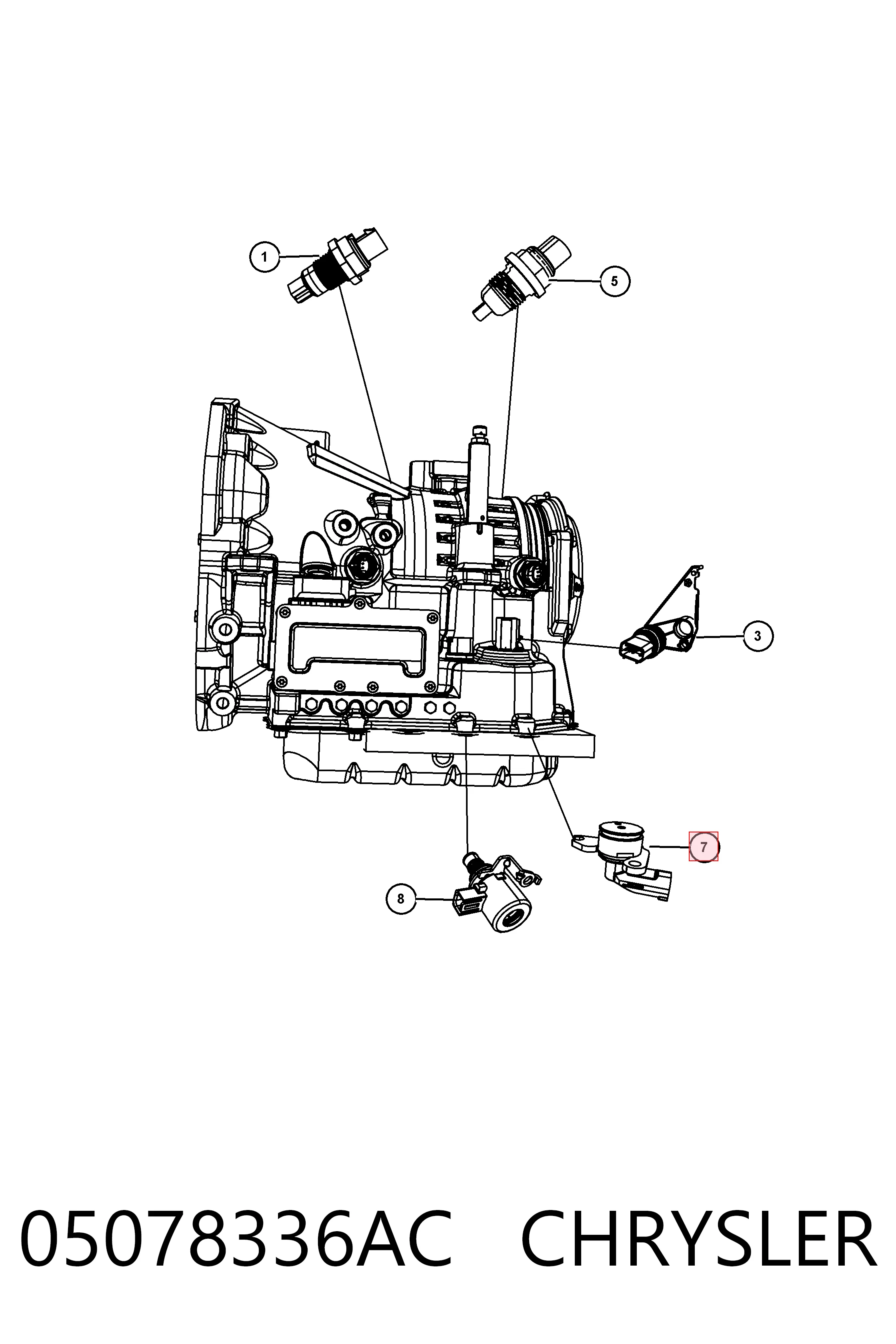 K05078336AA Fiat/Alfa/Lancia 