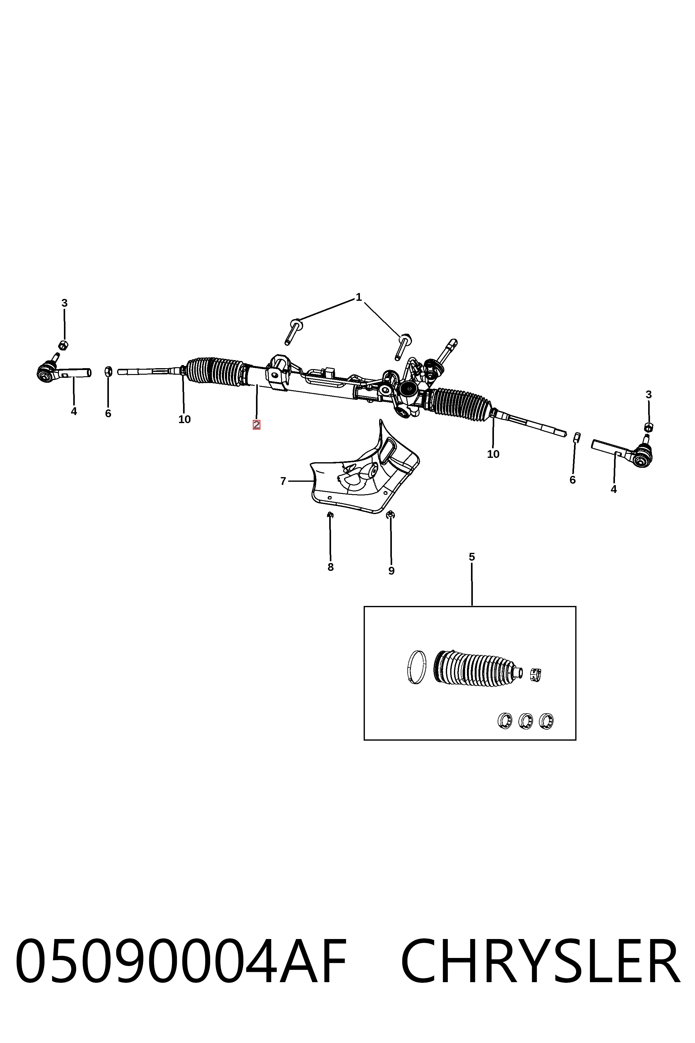 Реечный рулевой механизм AAE 64368N цена, от 356.48 USD