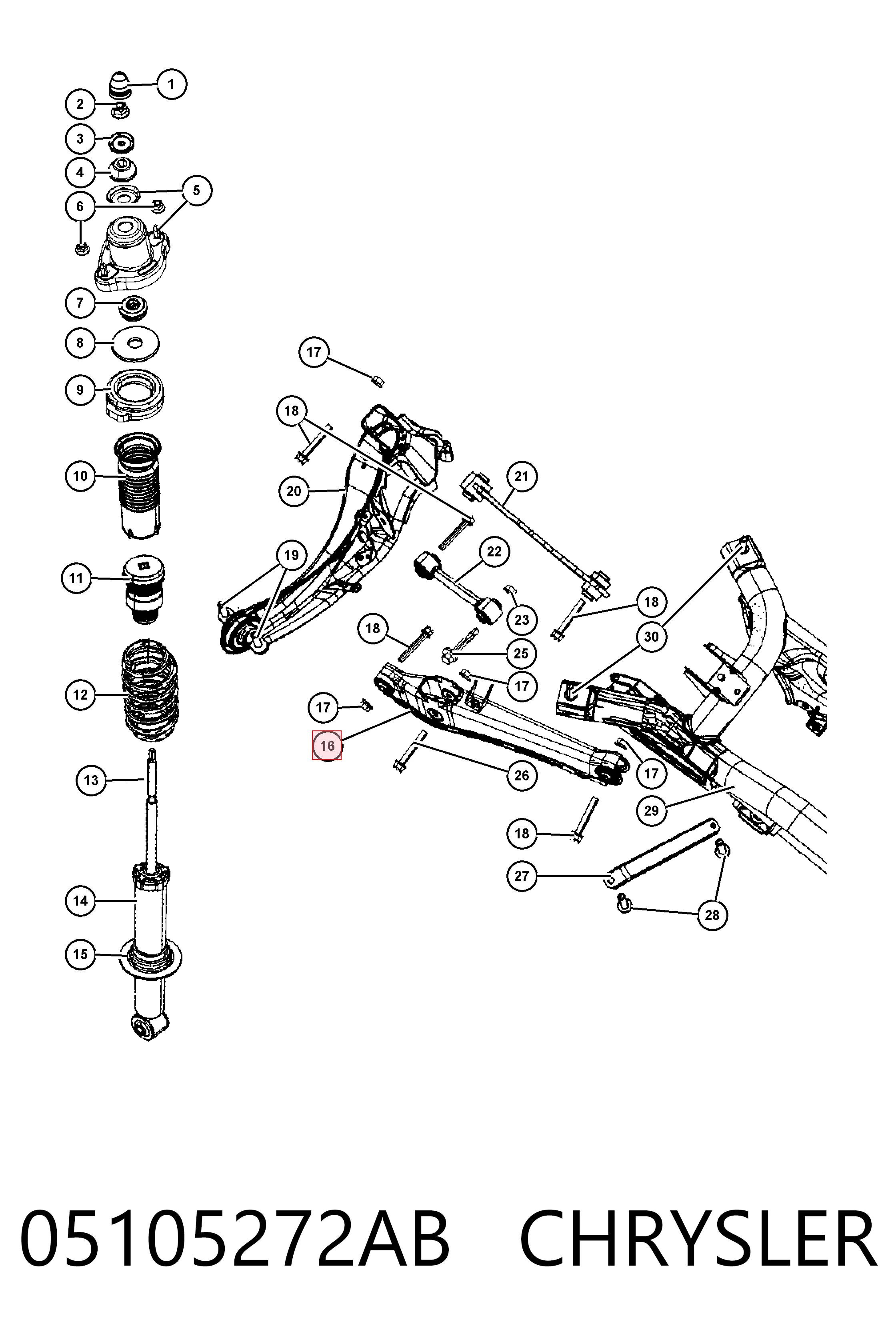 Балансир задний нижний VEMO/Vaico V330152 цена, от 25.84 USD