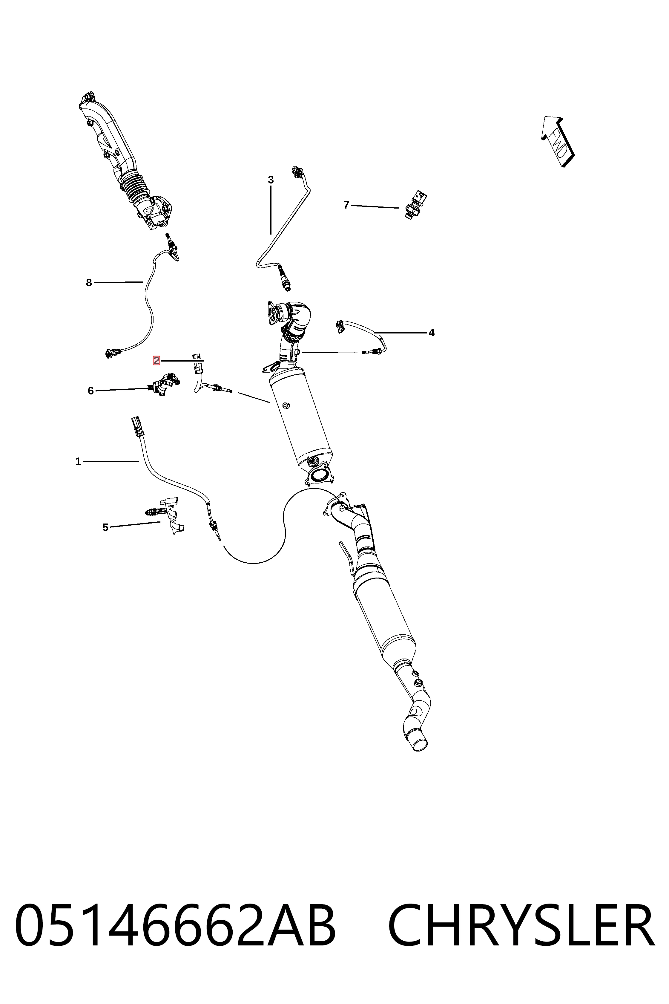 STS0673 Magneti Marelli Датчик температуры в катализаторе