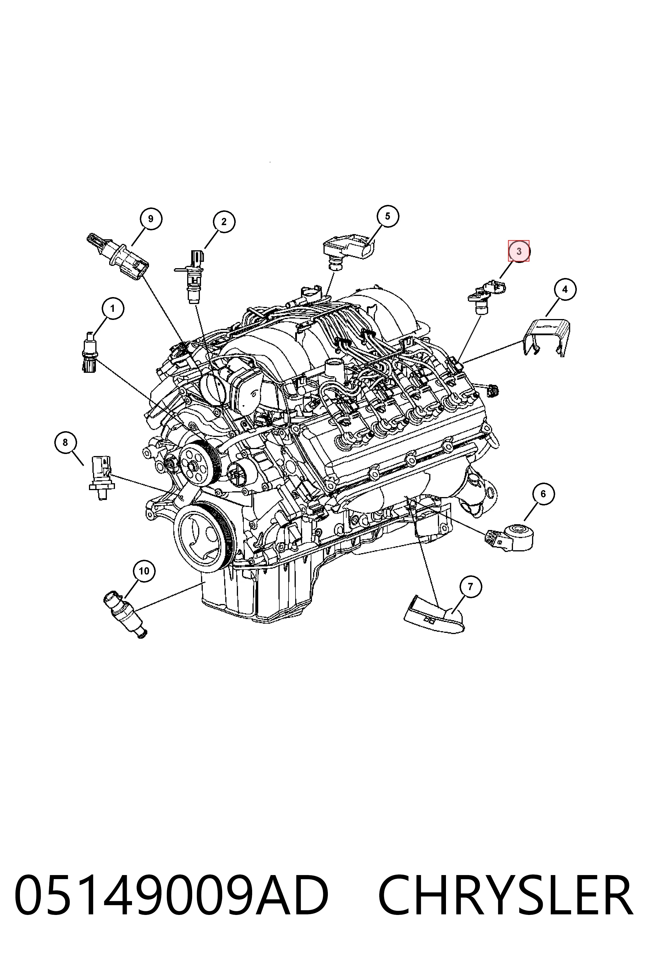 K05149009AD Fiat/Alfa/Lancia ДПКВ