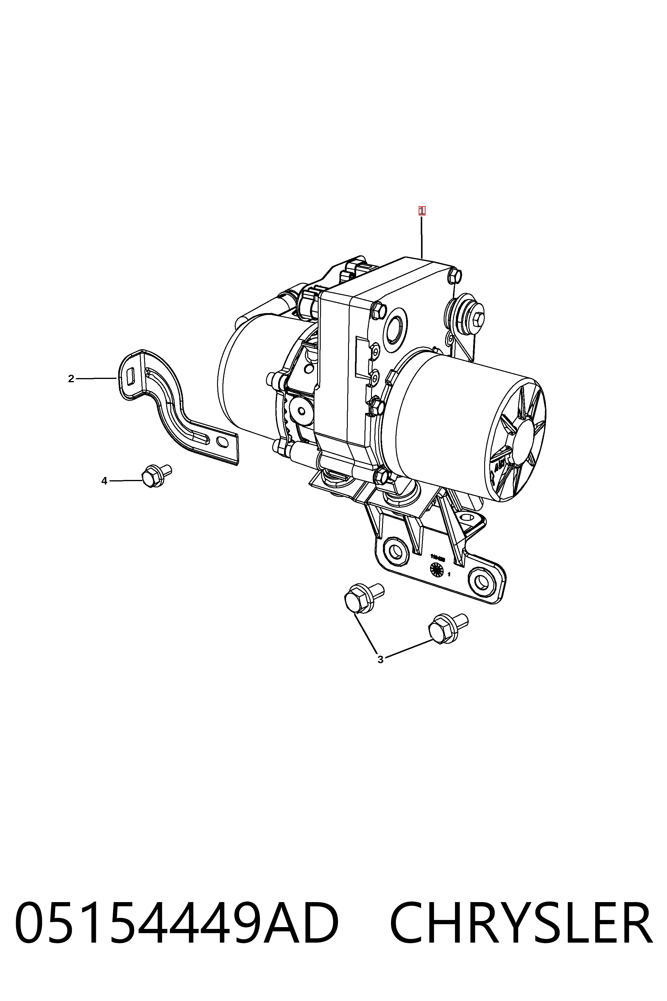05154449AD Chrysler ГУР руля