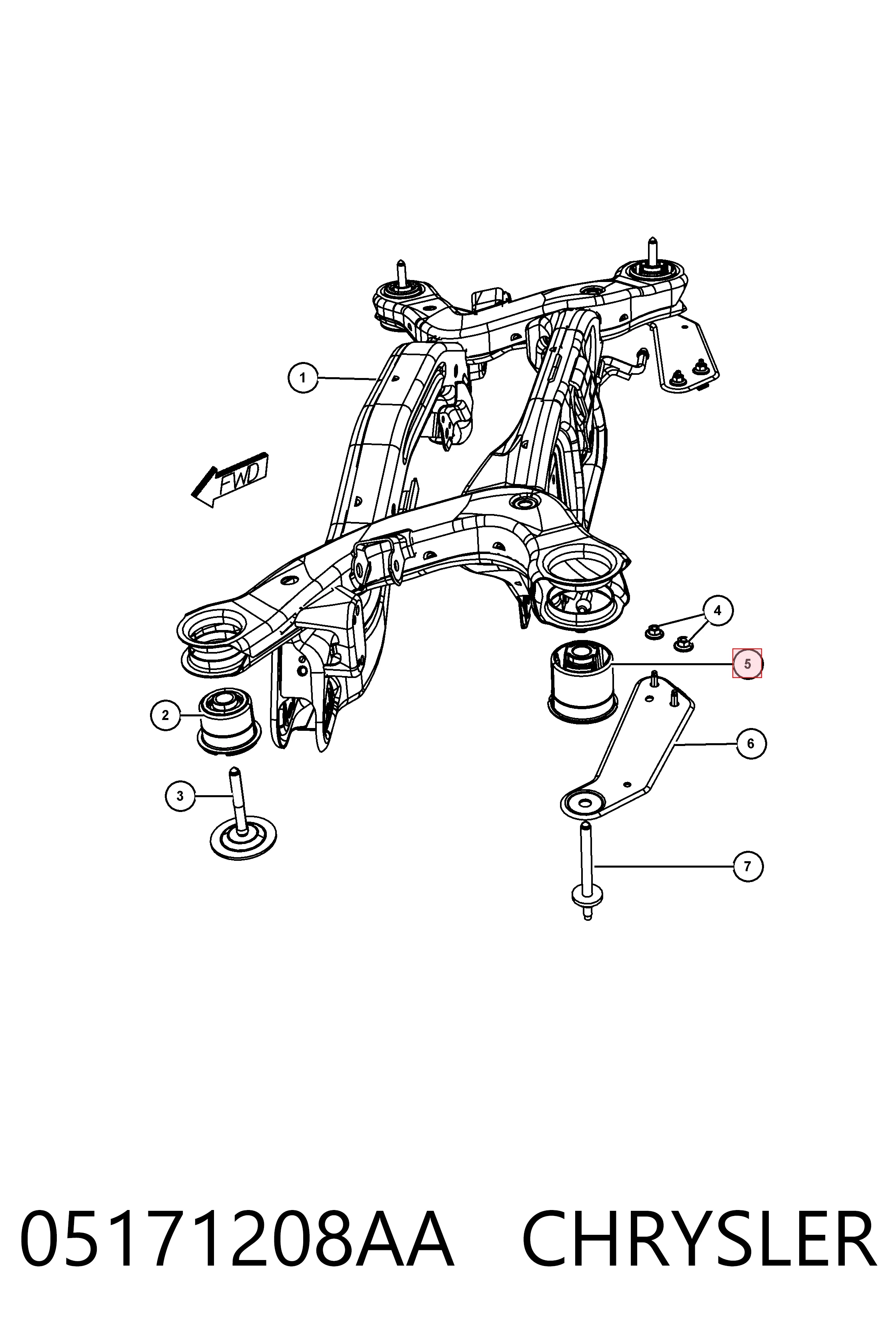 Купить AP001982 PolyAuto Сайлентблок задней балки