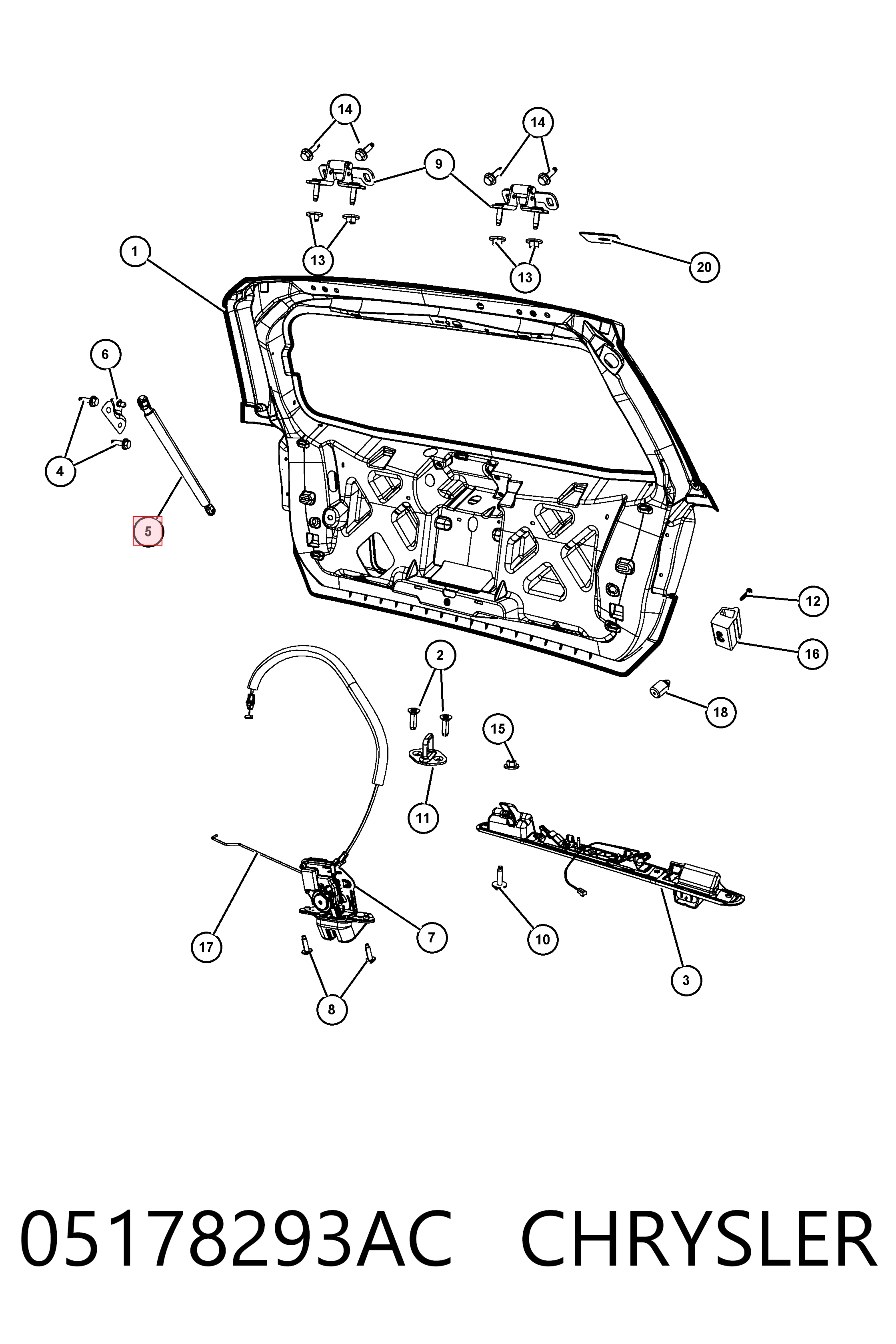 Купить GS1060 Magneti Marelli Амортизатор двери багажника