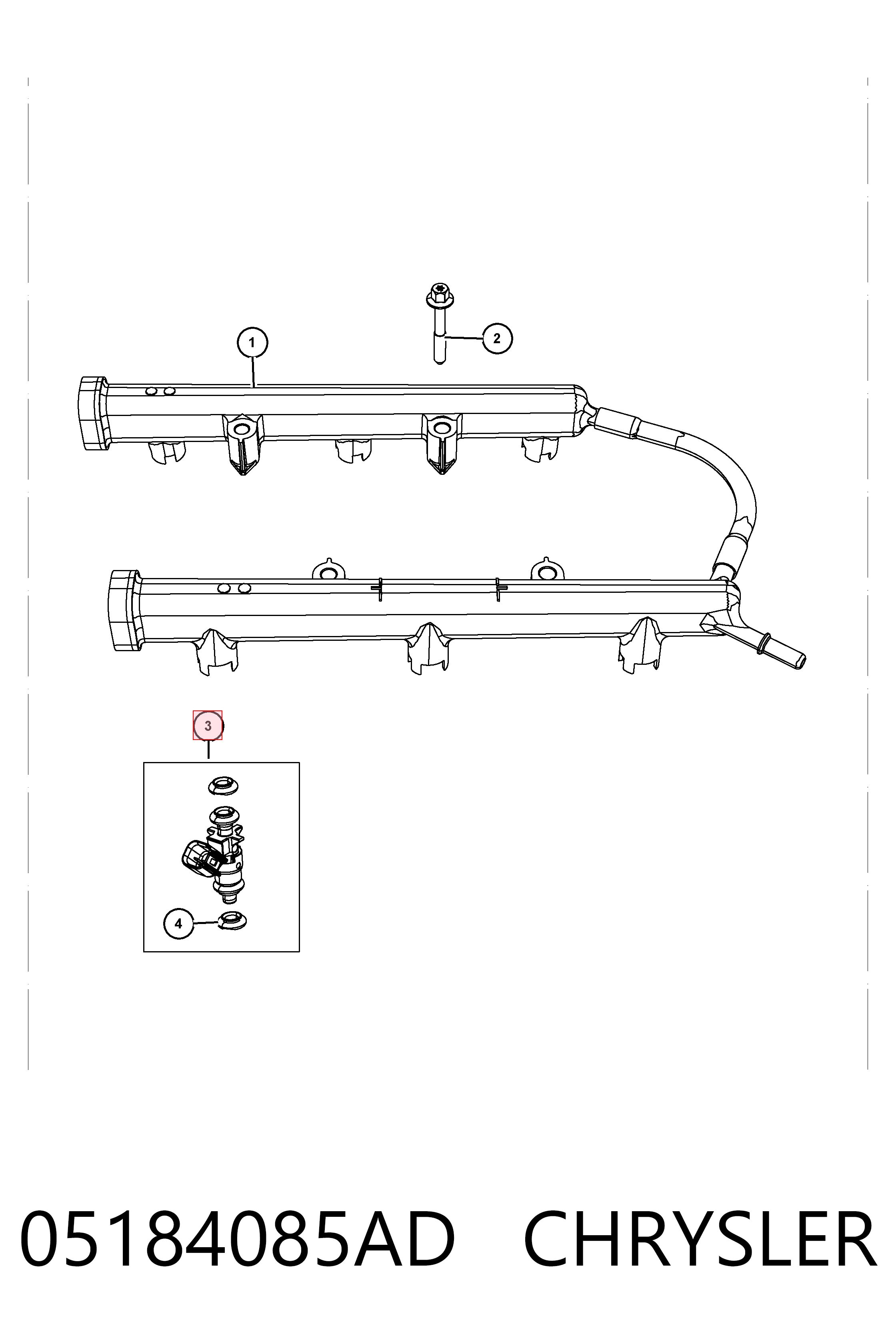 Форсунка инжектора SAT ST05184085AC цена, от 49.28 USD