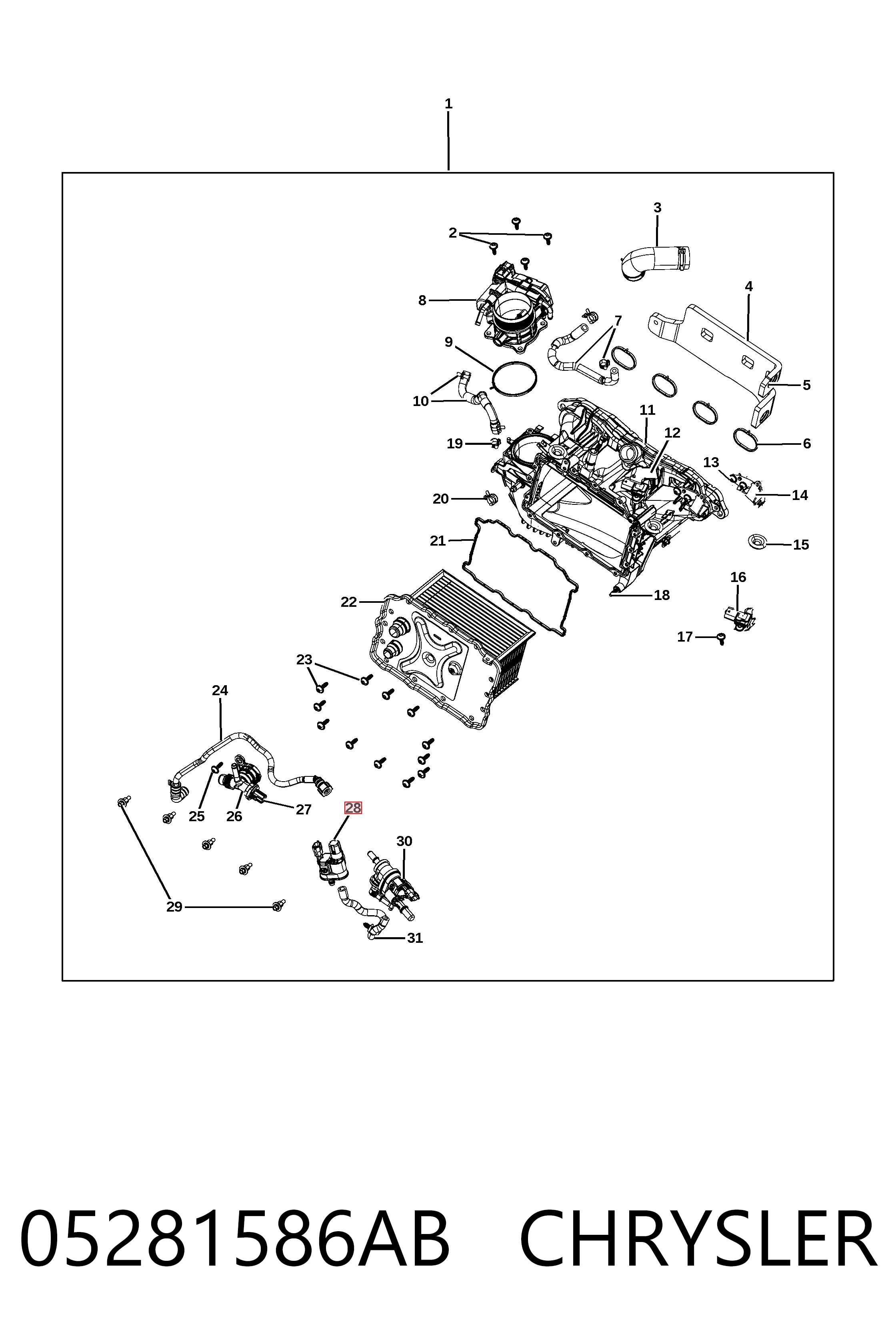 5281586AA Fiat/Alfa/Lancia 