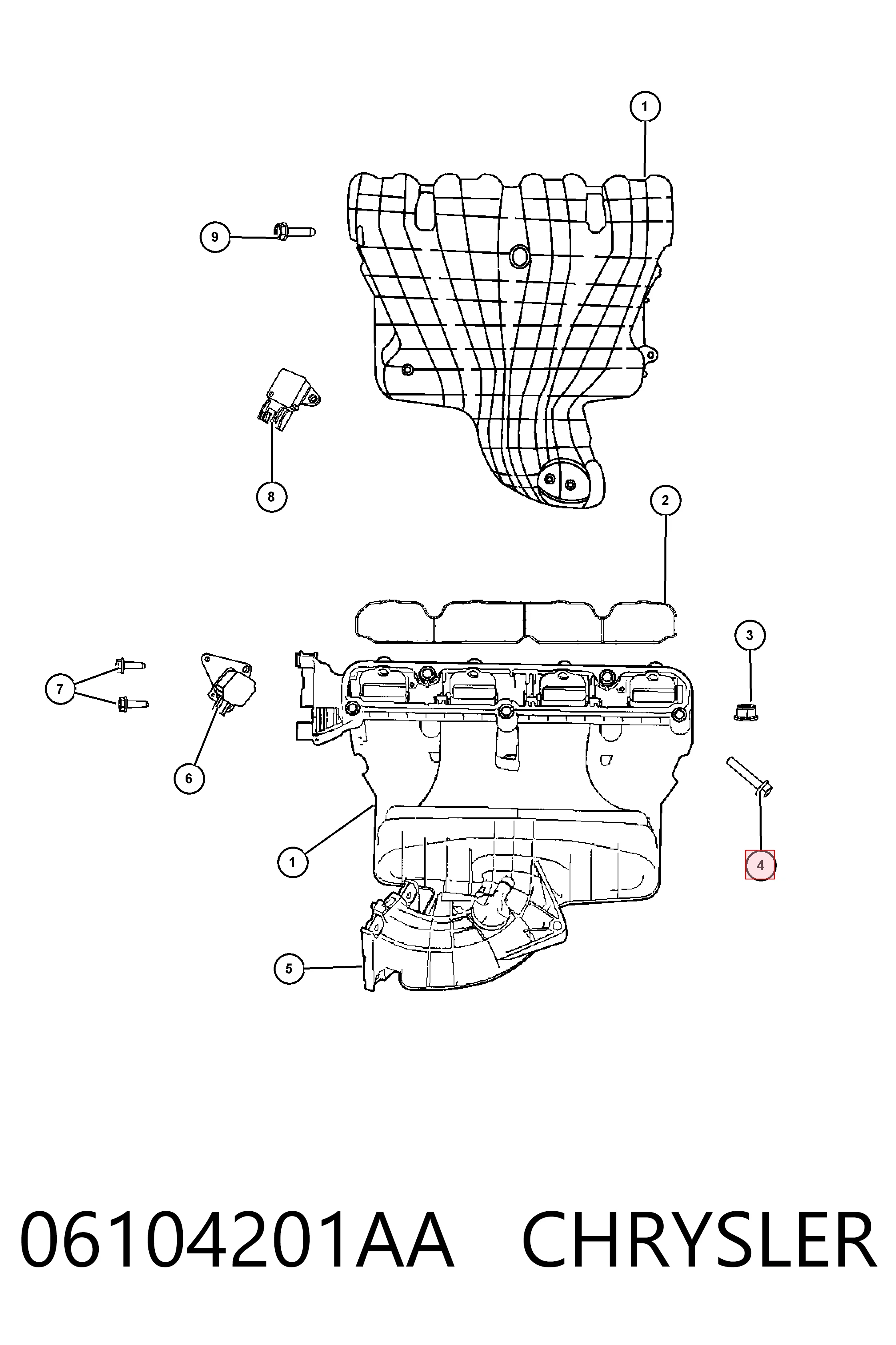 06104201AA Chrysler