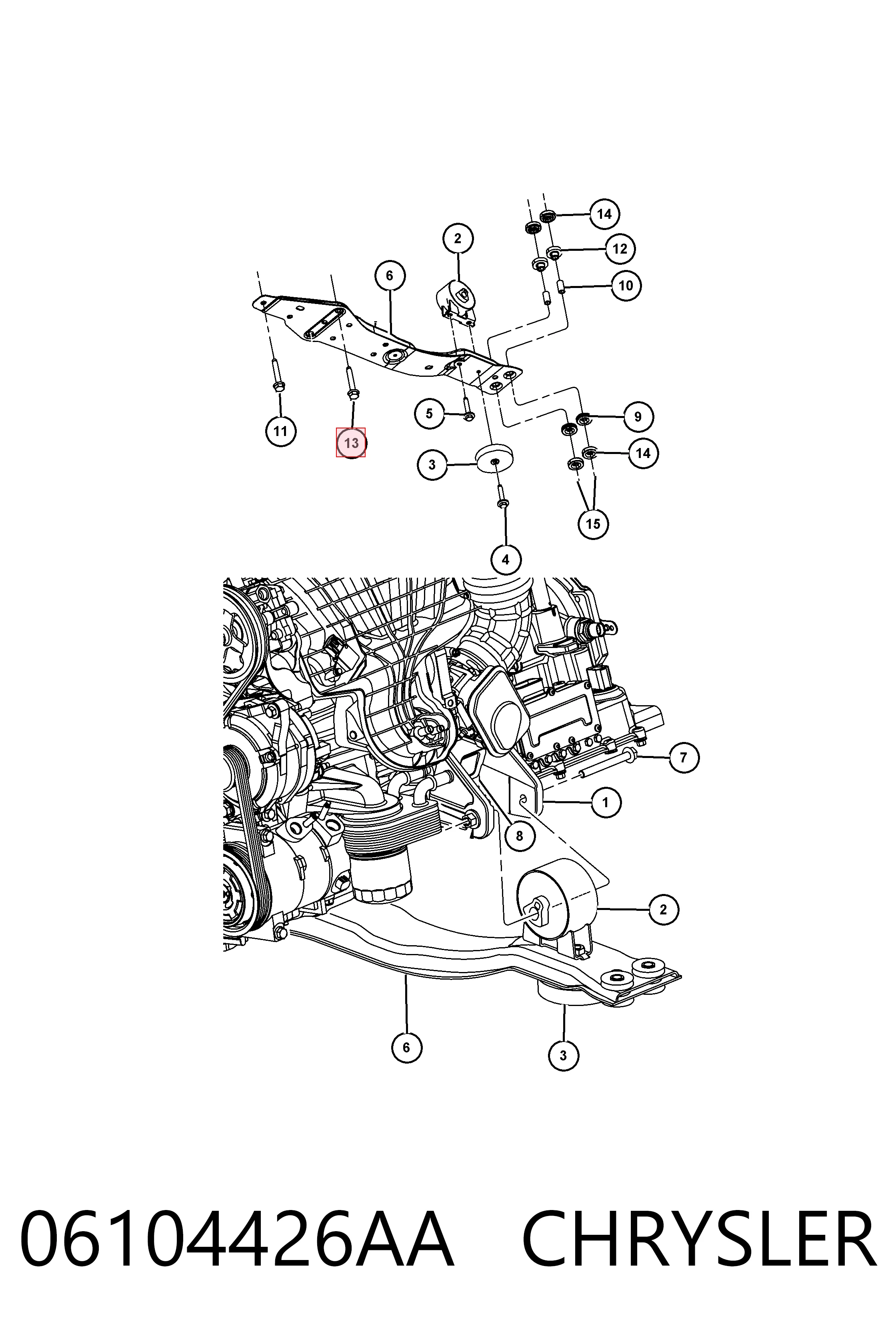 06104426AA Chrysler