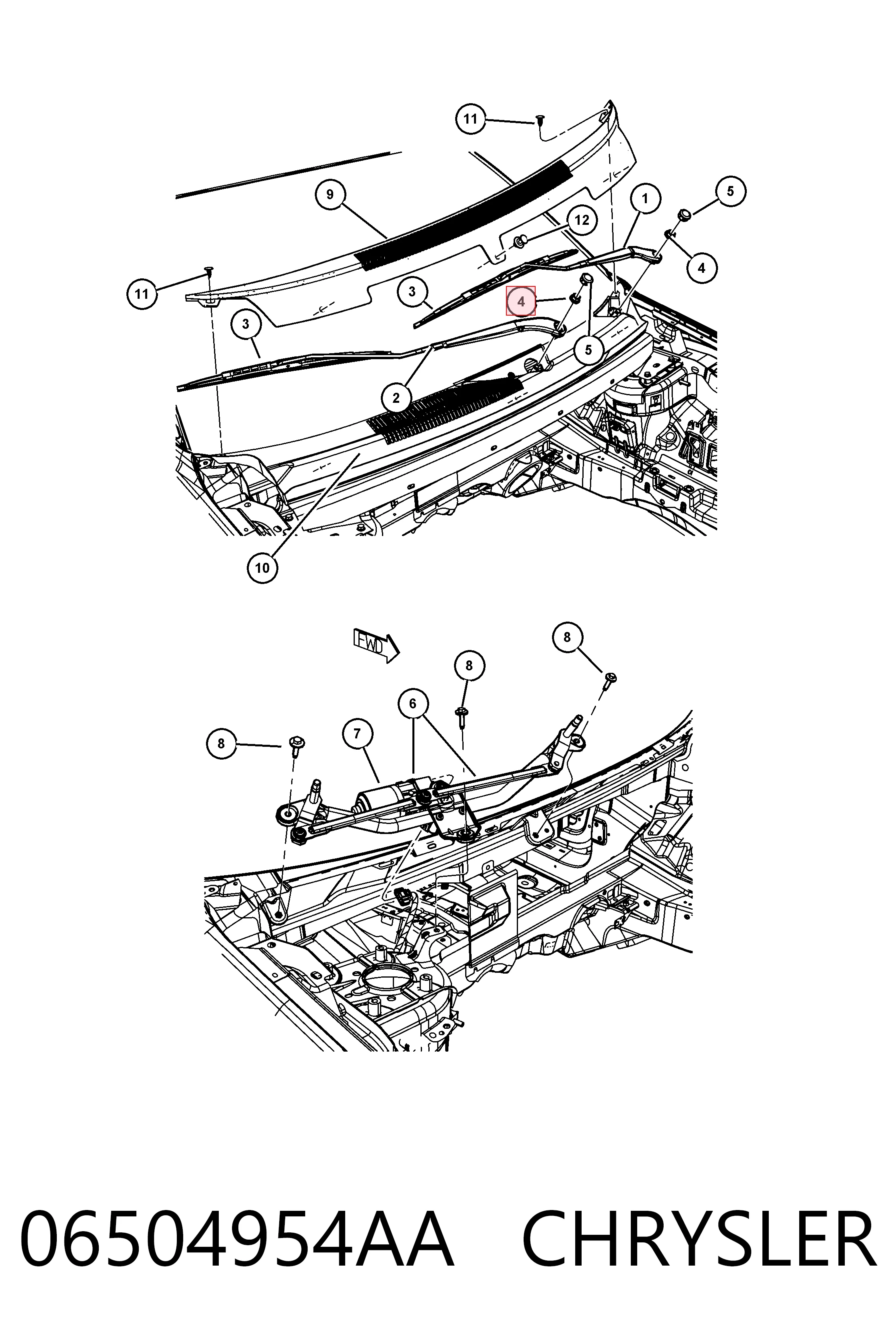 06504954AA Chrysler