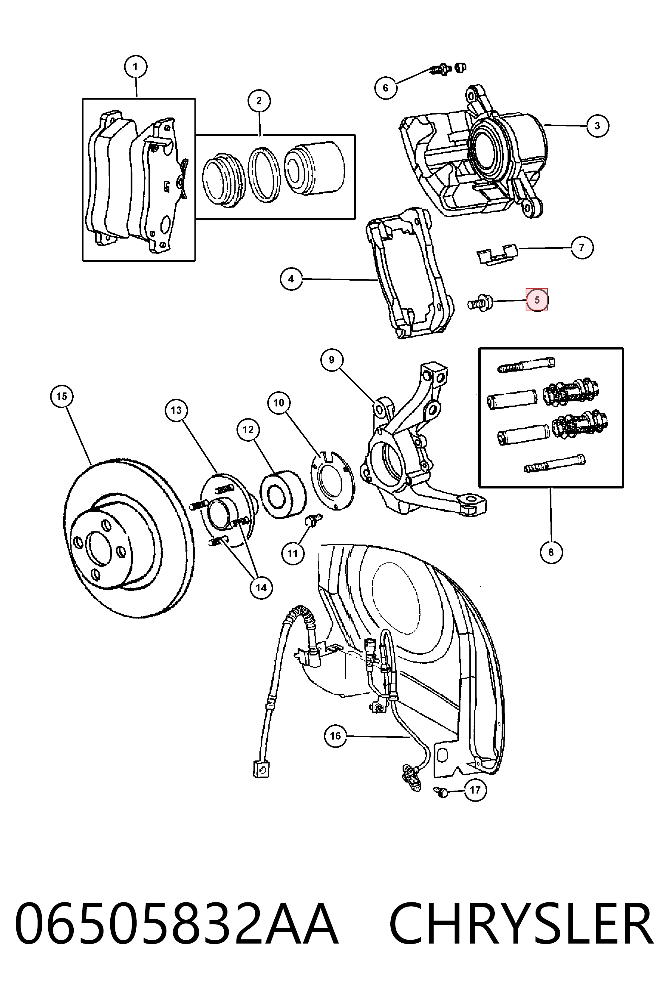 06505832AA Chrysler