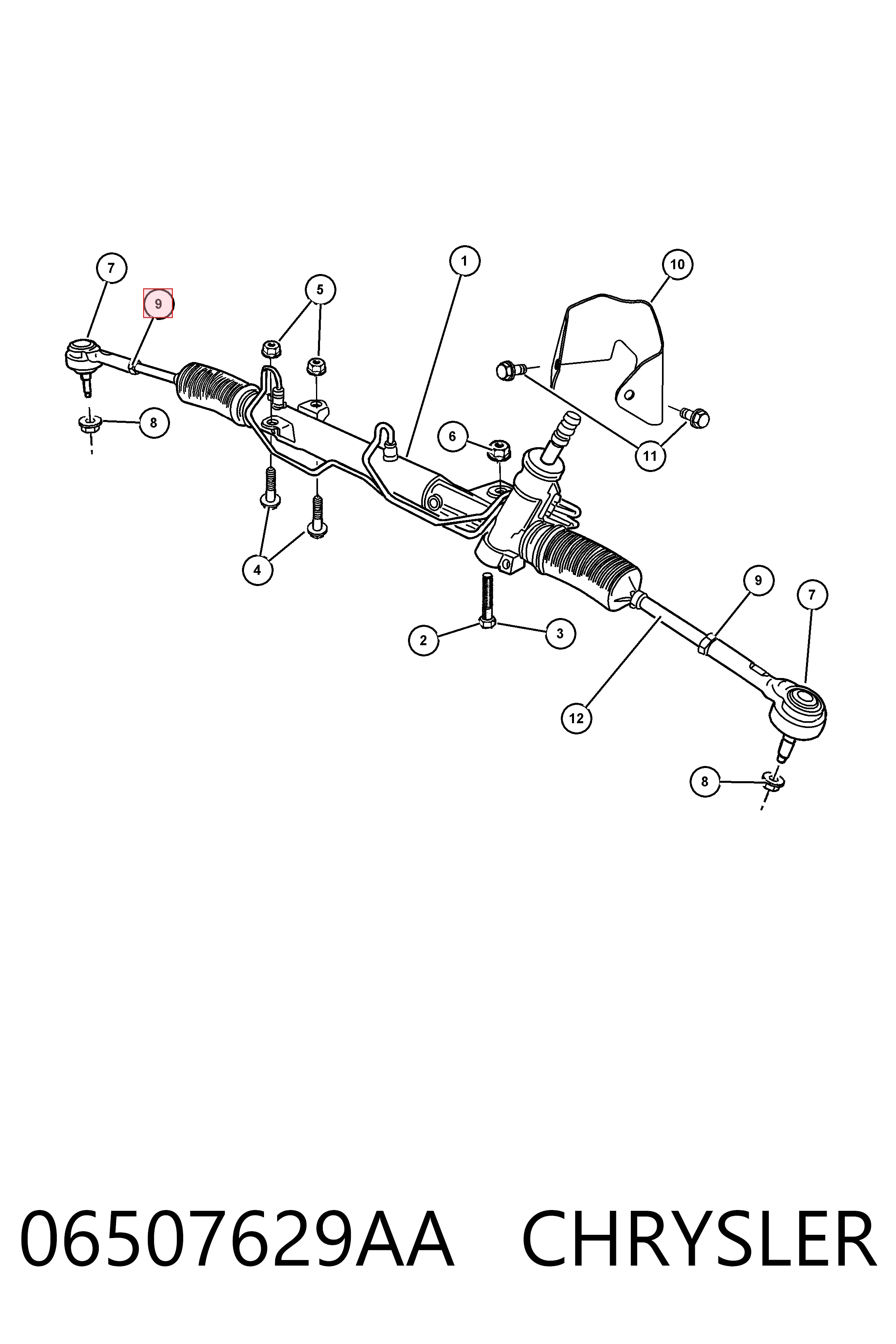 K06507629AA Fiat/Alfa/Lancia 