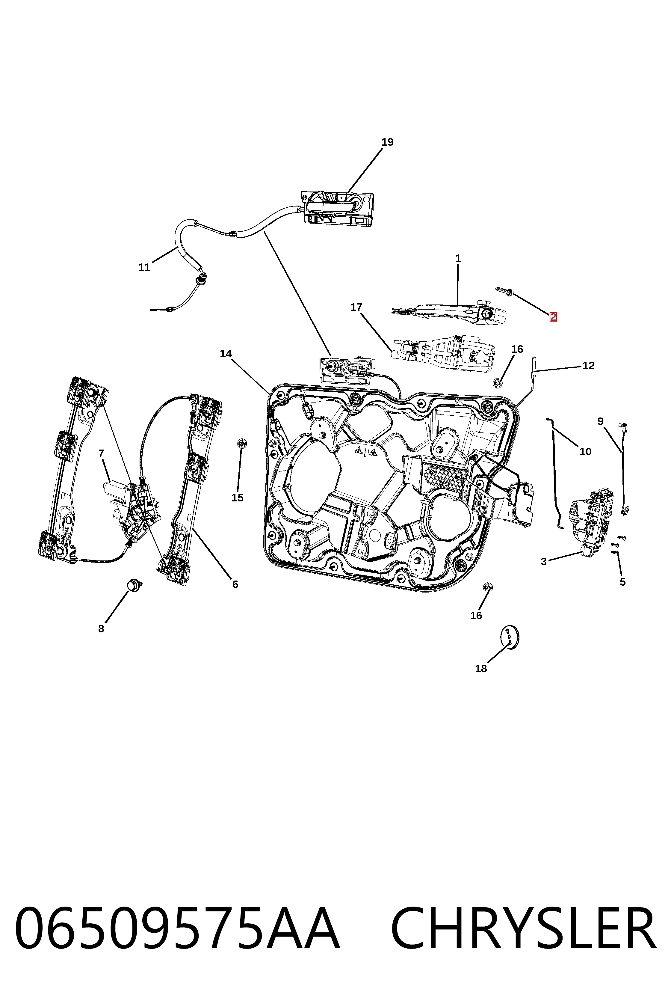06509575AA Chrysler
