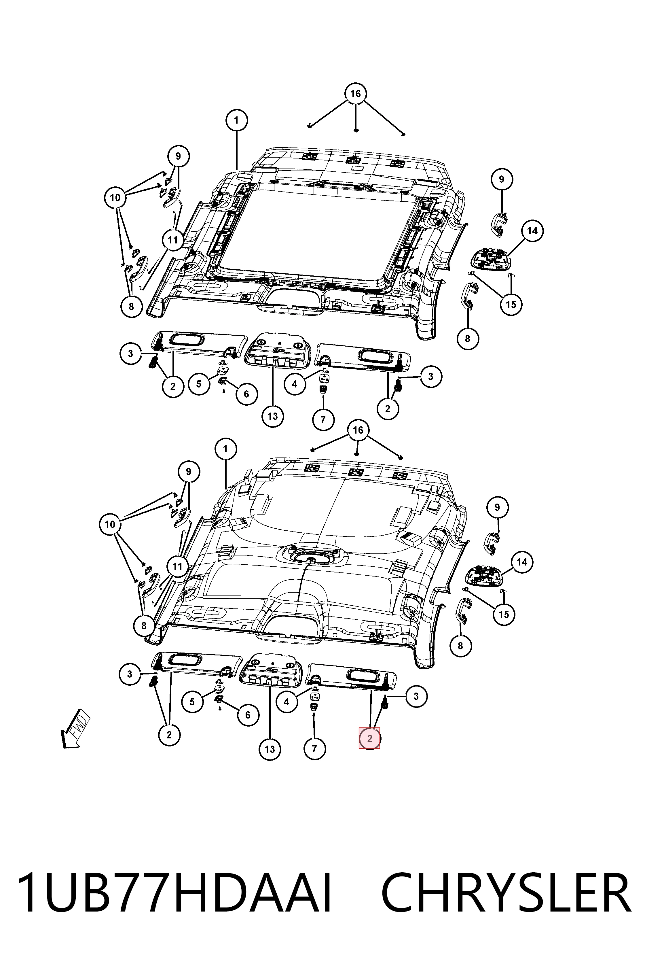  Солнцезащитный козырек Jeep Cherokee 