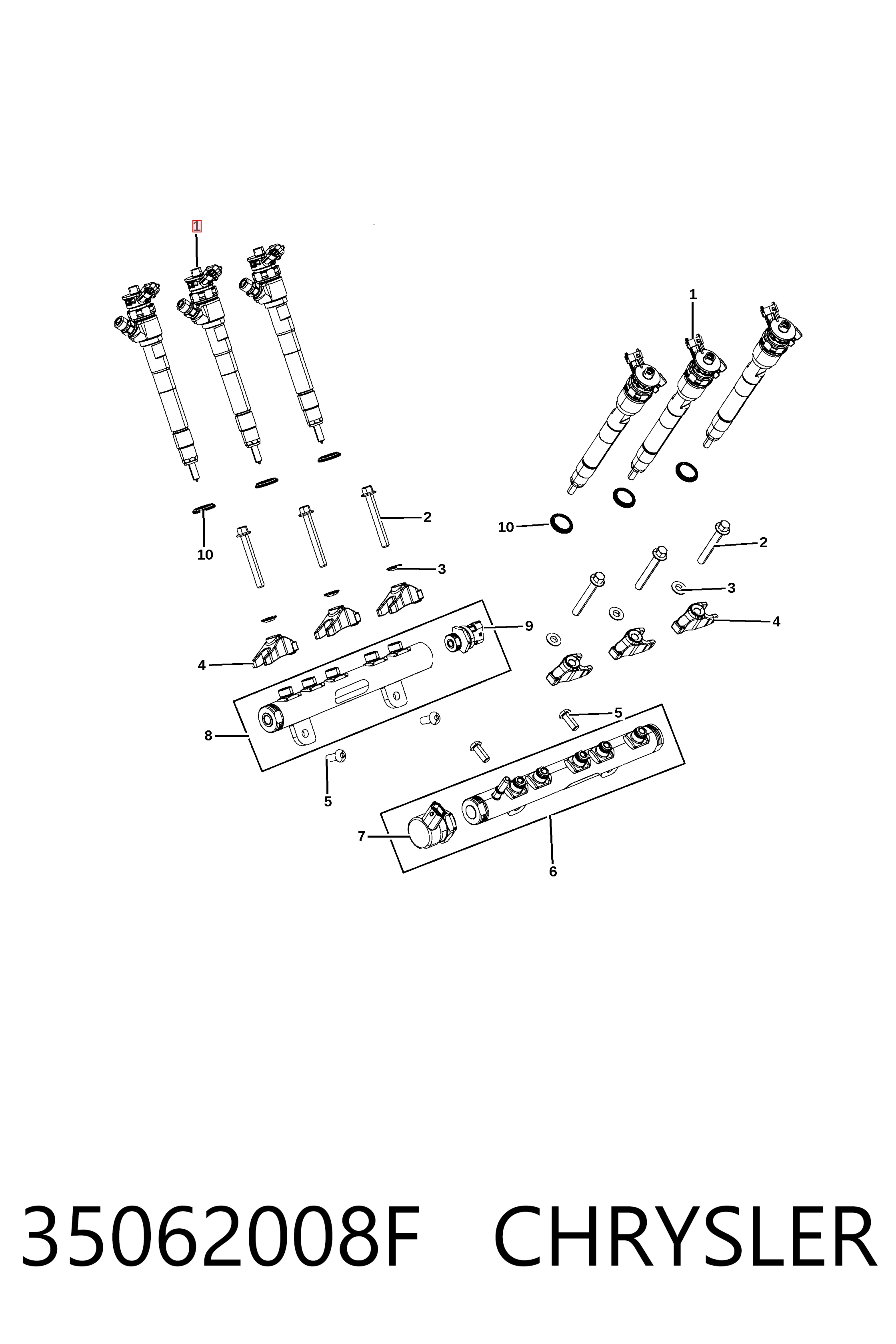 Топливные форсунки 445110430 Bosch