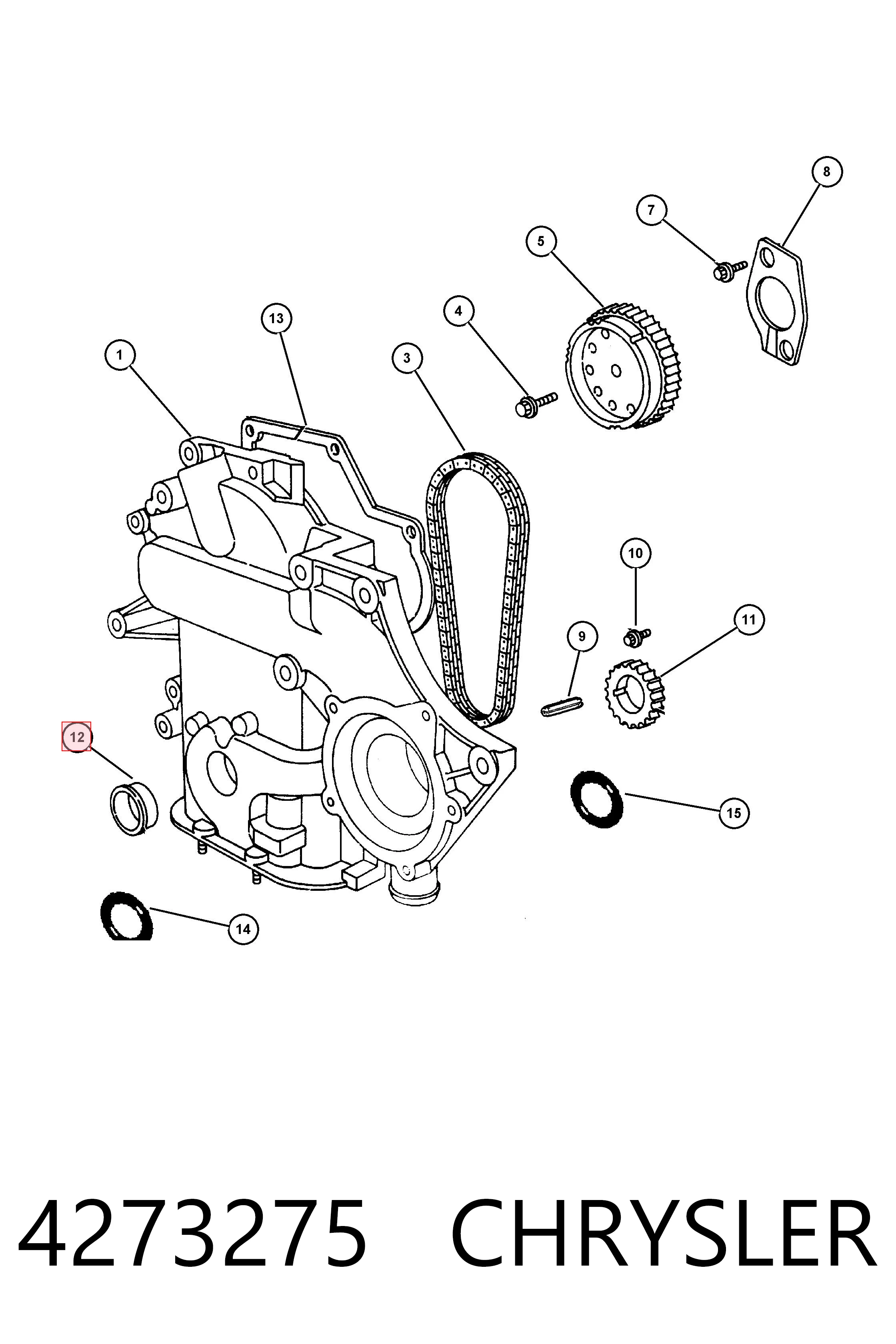 Сальник коленвала передний SKF 11122