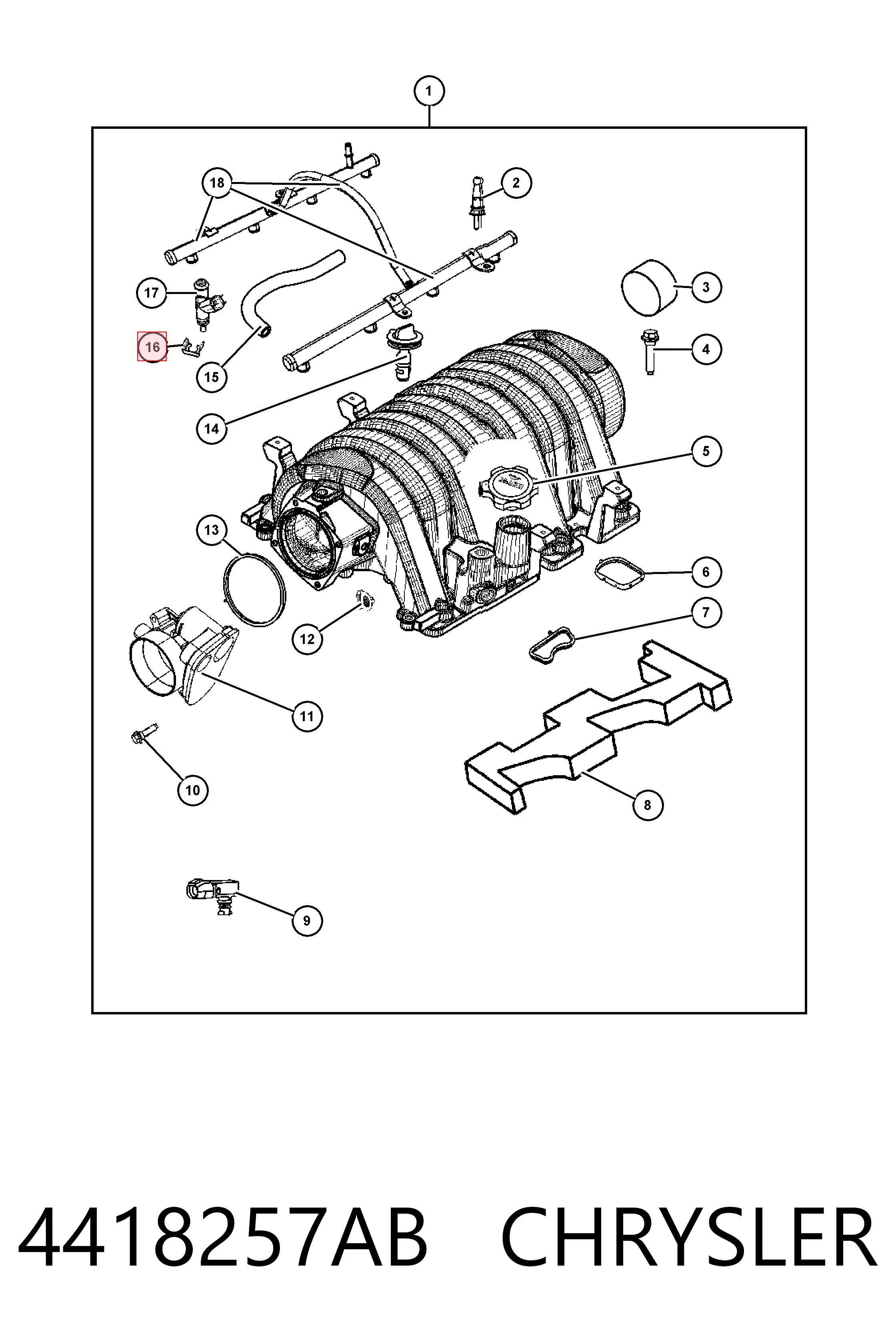 K04418257AB Fiat/Alfa/Lancia Усилитель тормоза вакуумный