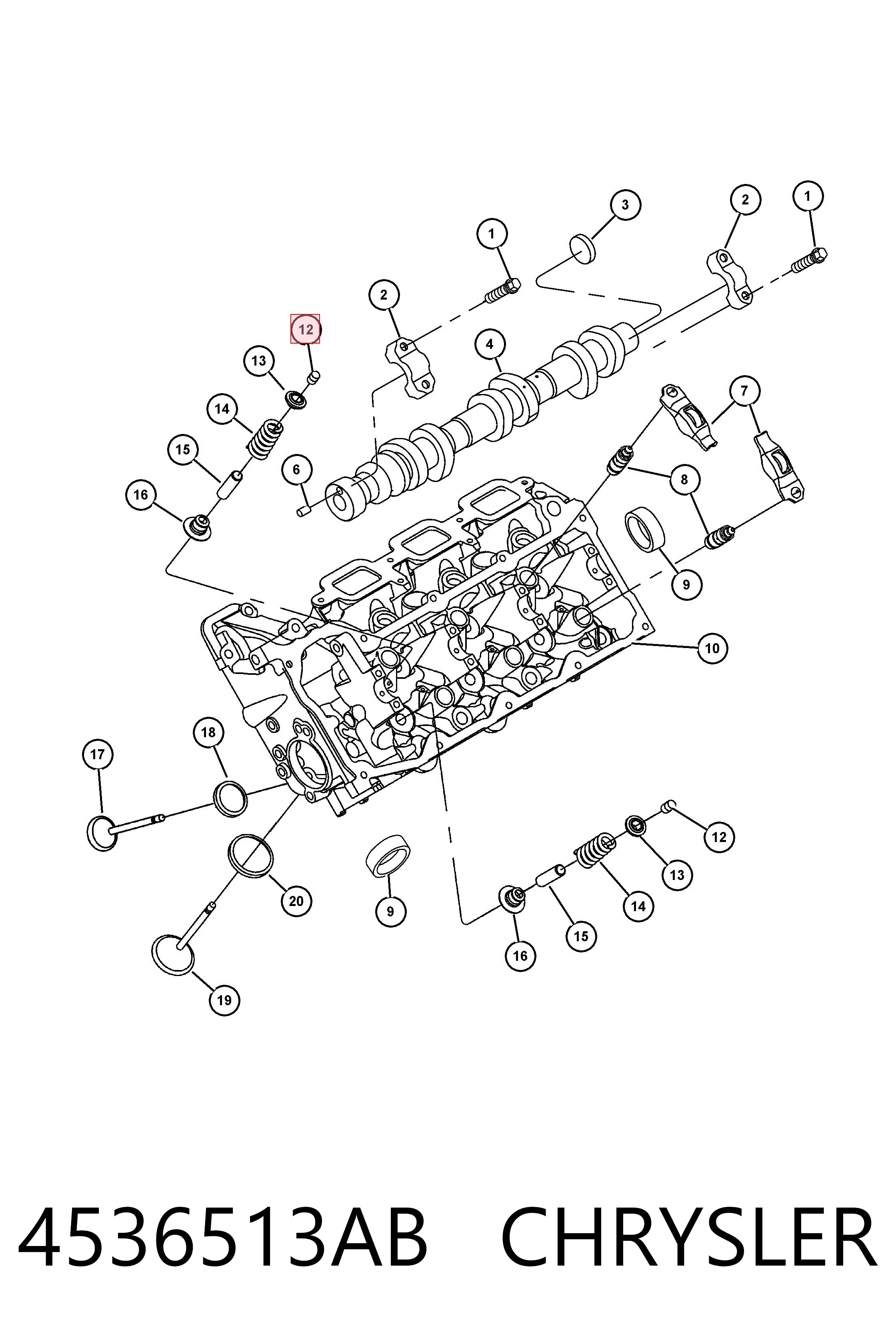 4536513AB Chrysler