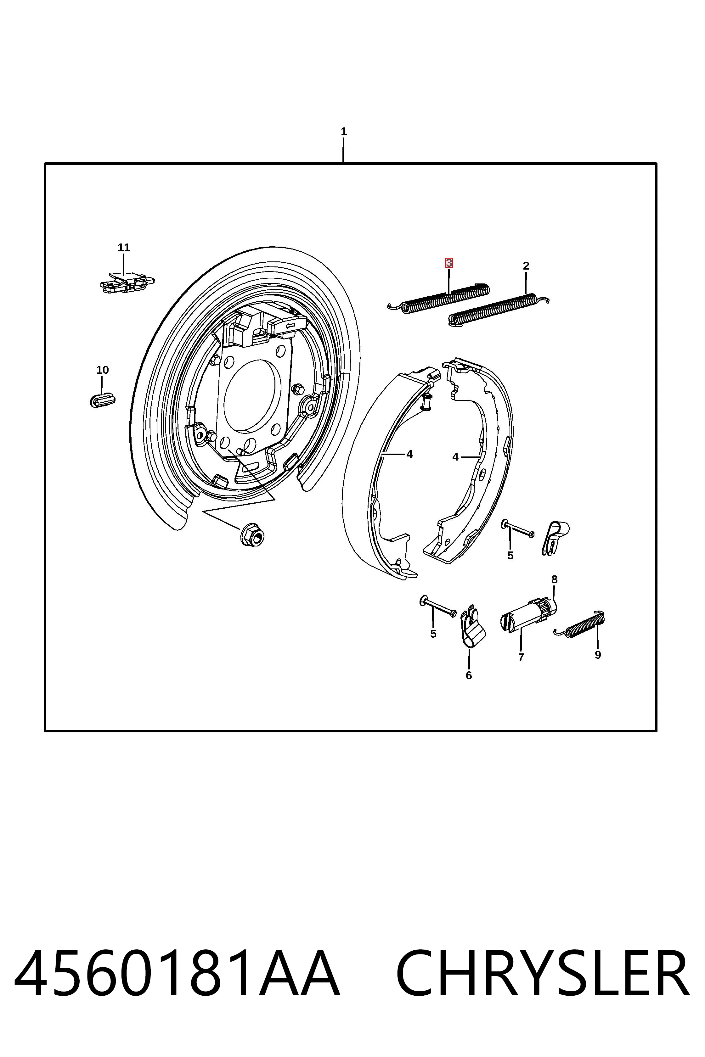 4560181AA Chrysler 