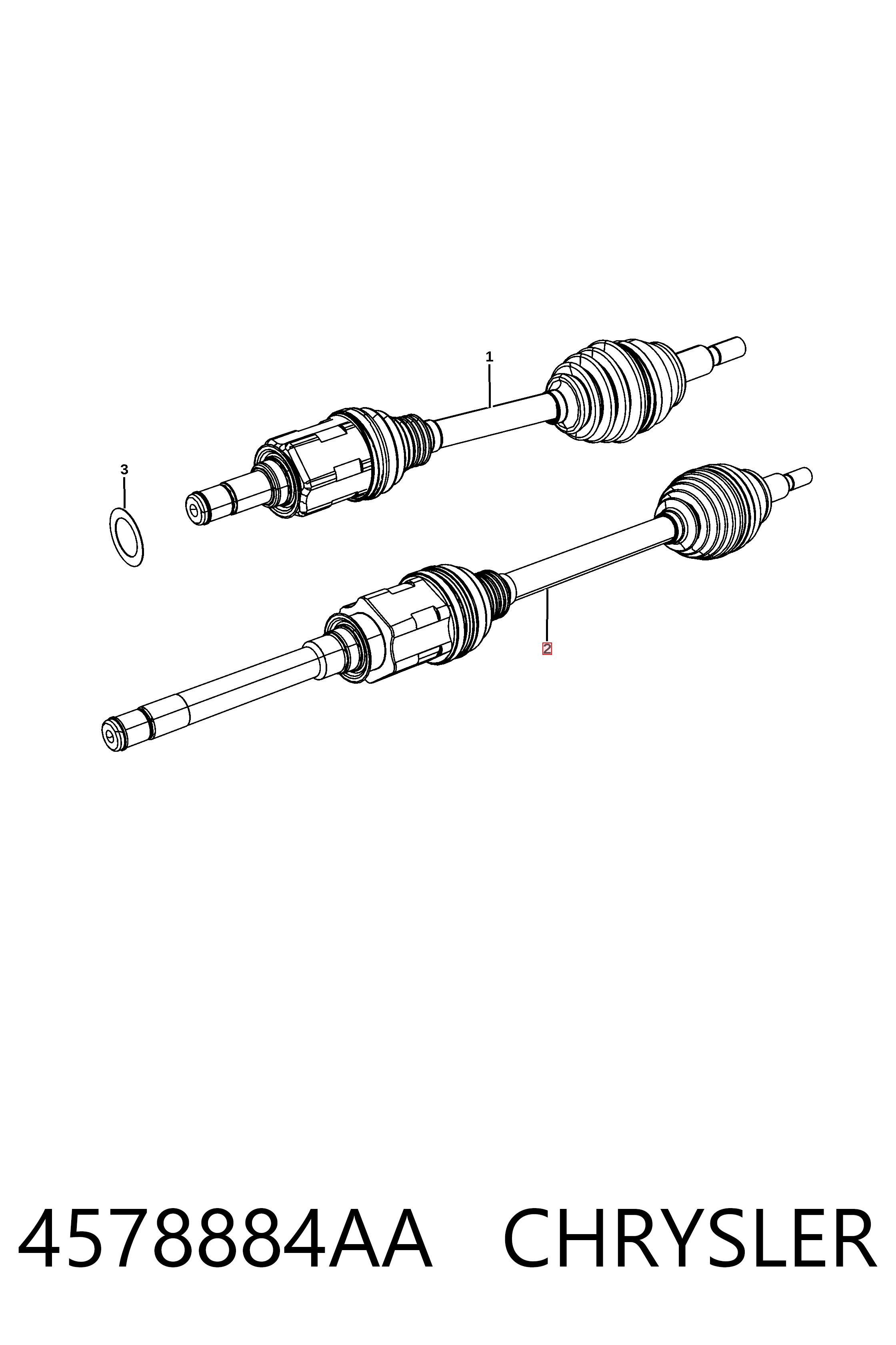 Привод передний правый GSP NCV10066 цена, от 164.70 USD