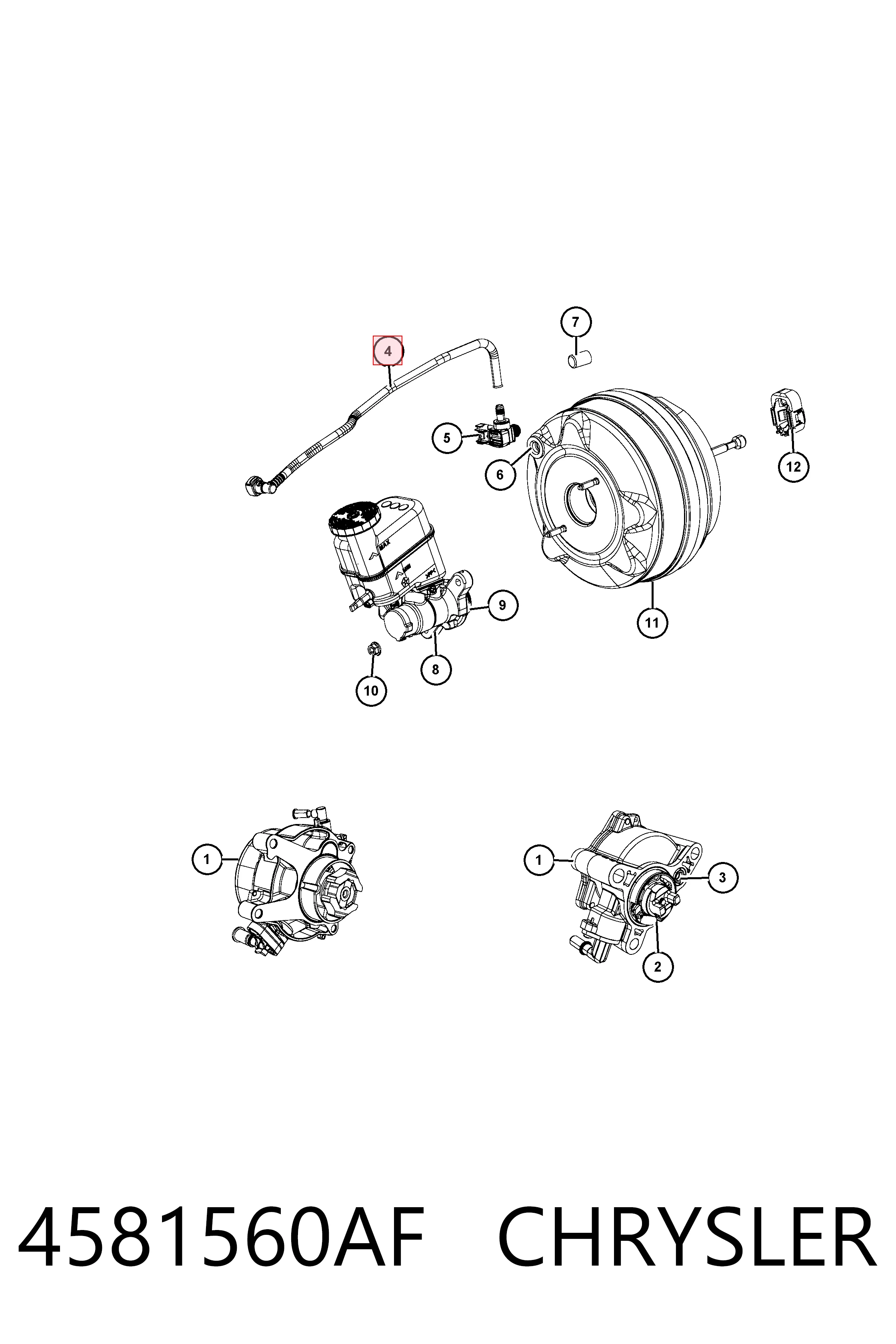 Купить K04581560AD Fiat/Alfa/Lancia 