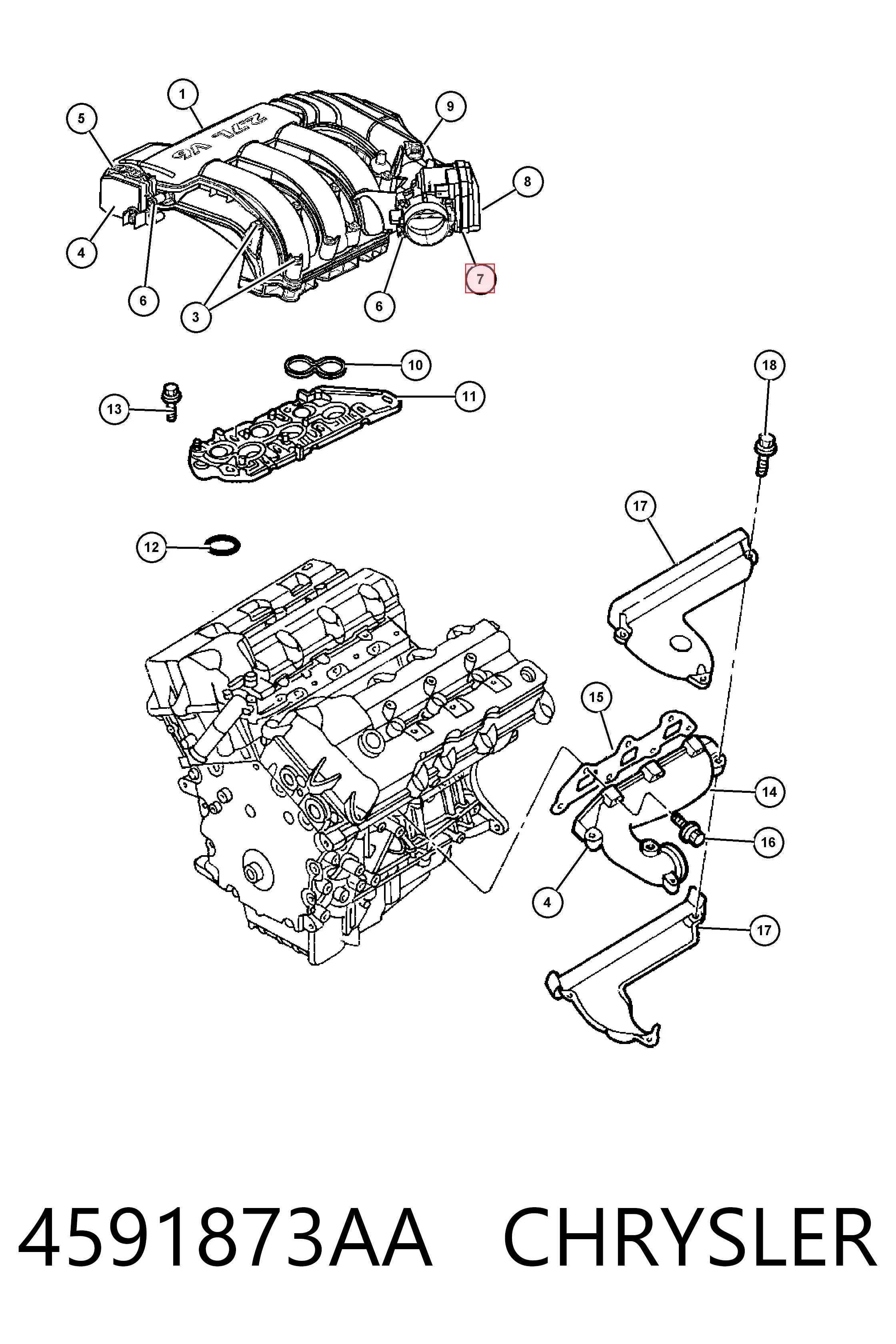K04591873AA Fiat/Alfa/Lancia 