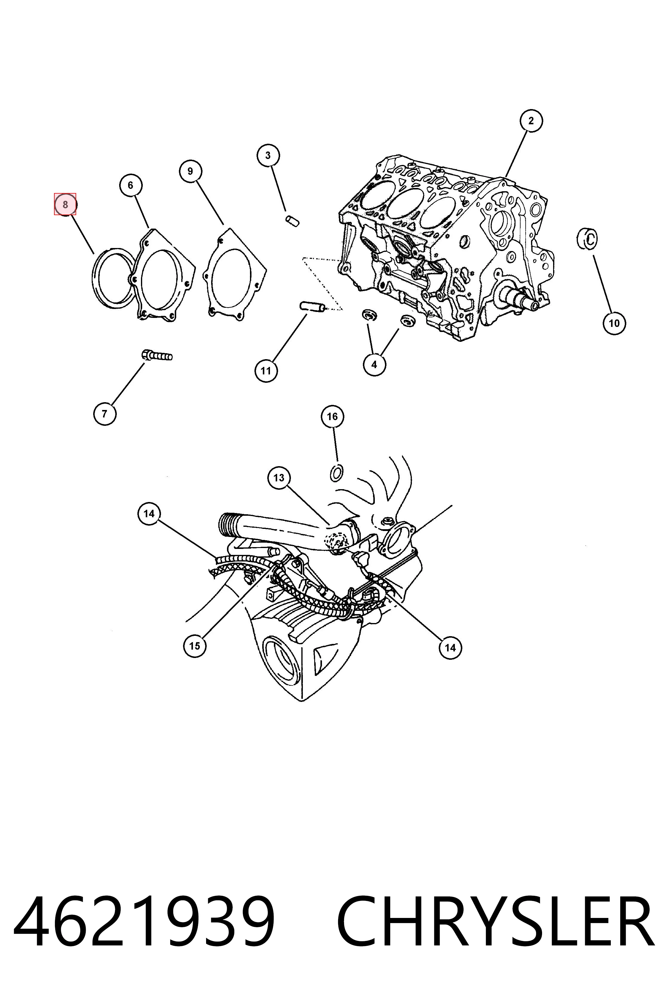 Сальник коленвала задний OS105438S NIPPON MOTORS