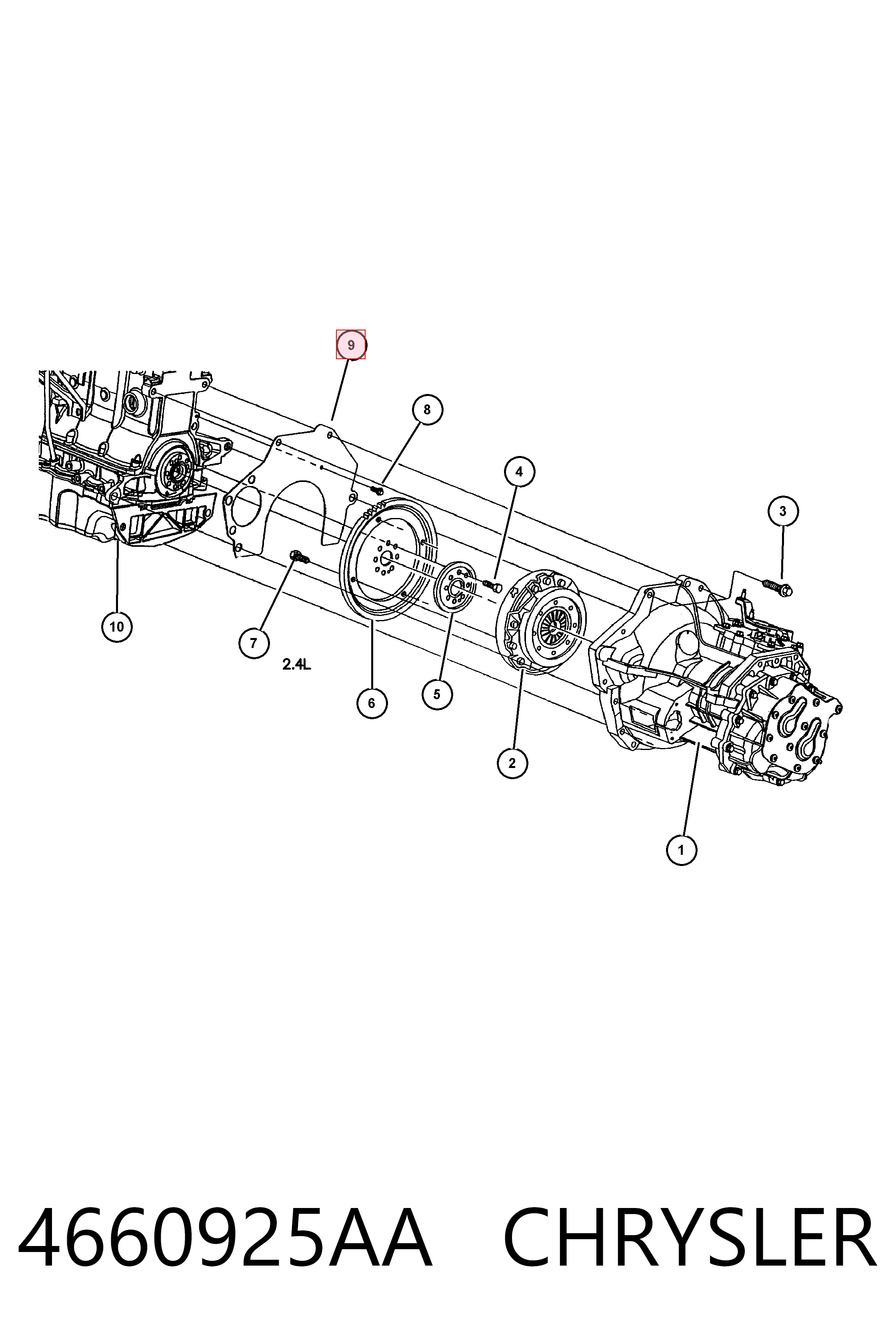 4660925AA Chrysler