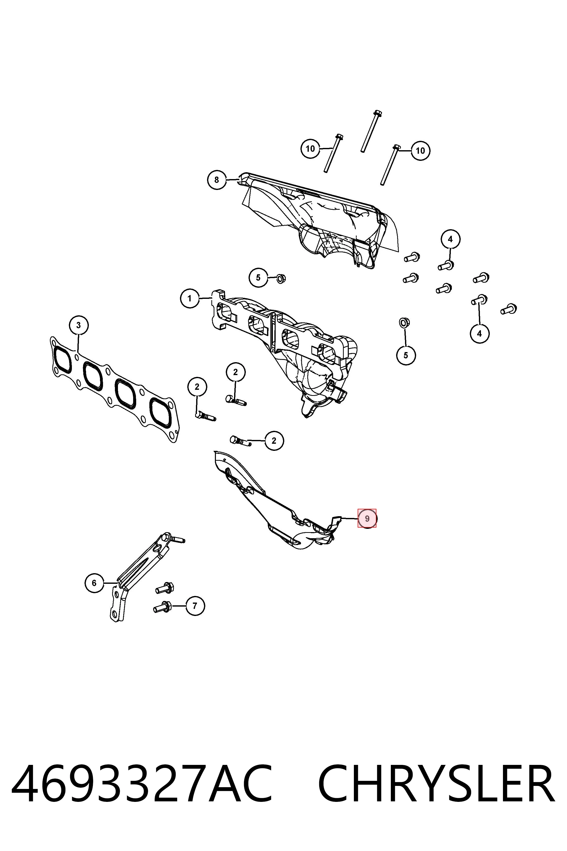 4693327AC Chrysler 