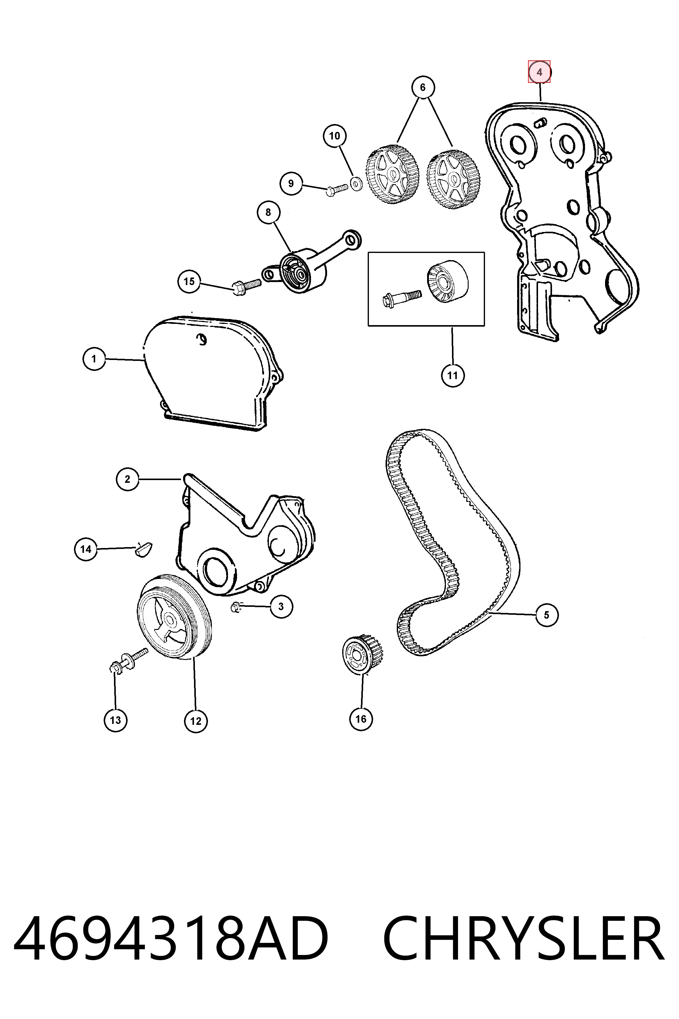 4694318AD Chrysler