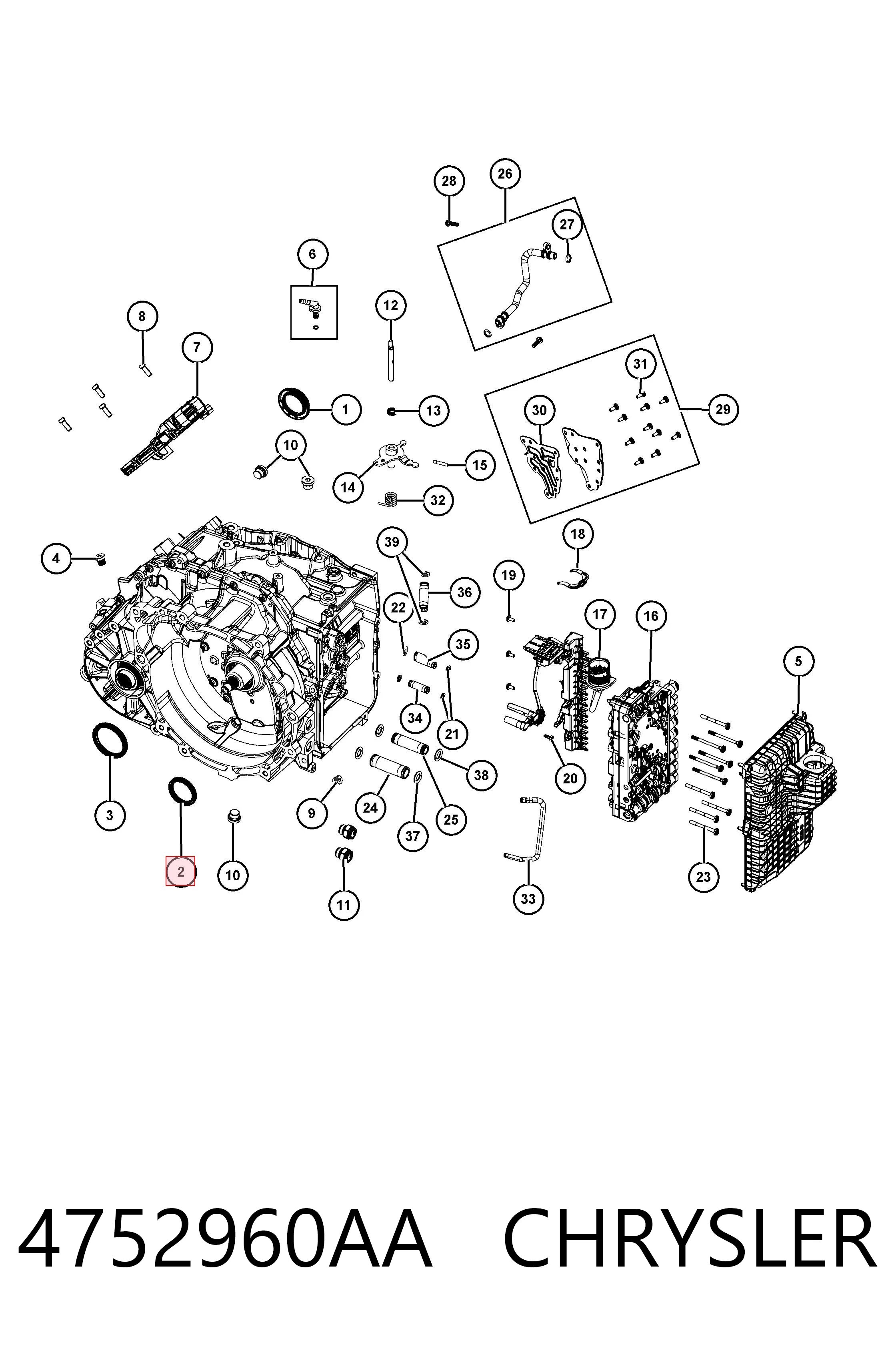 4752960AA Chrysler 