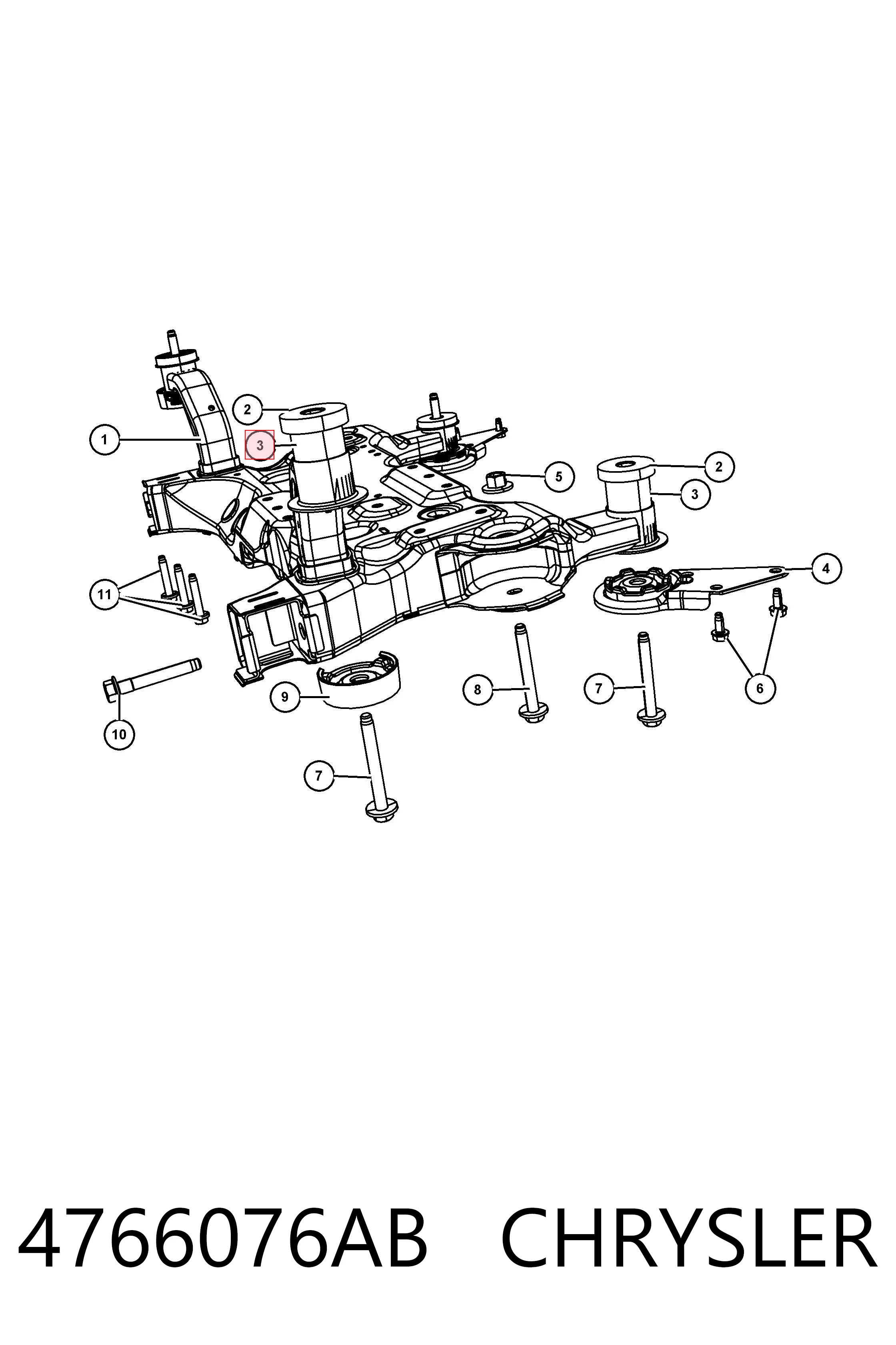4766076AB Chrysler 