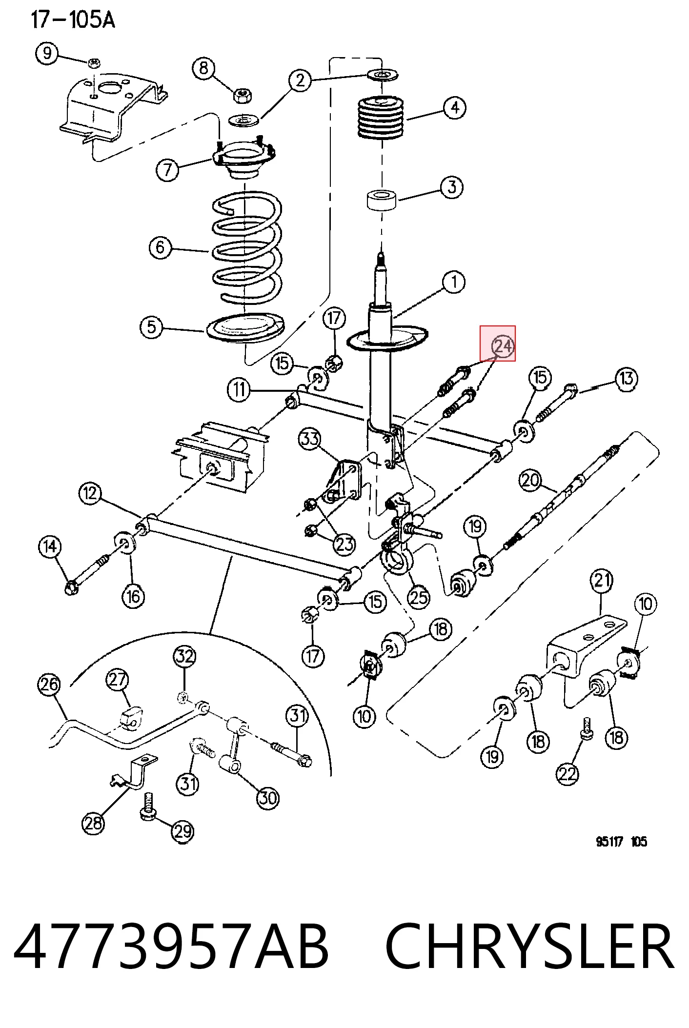 4773957AB Chrysler
