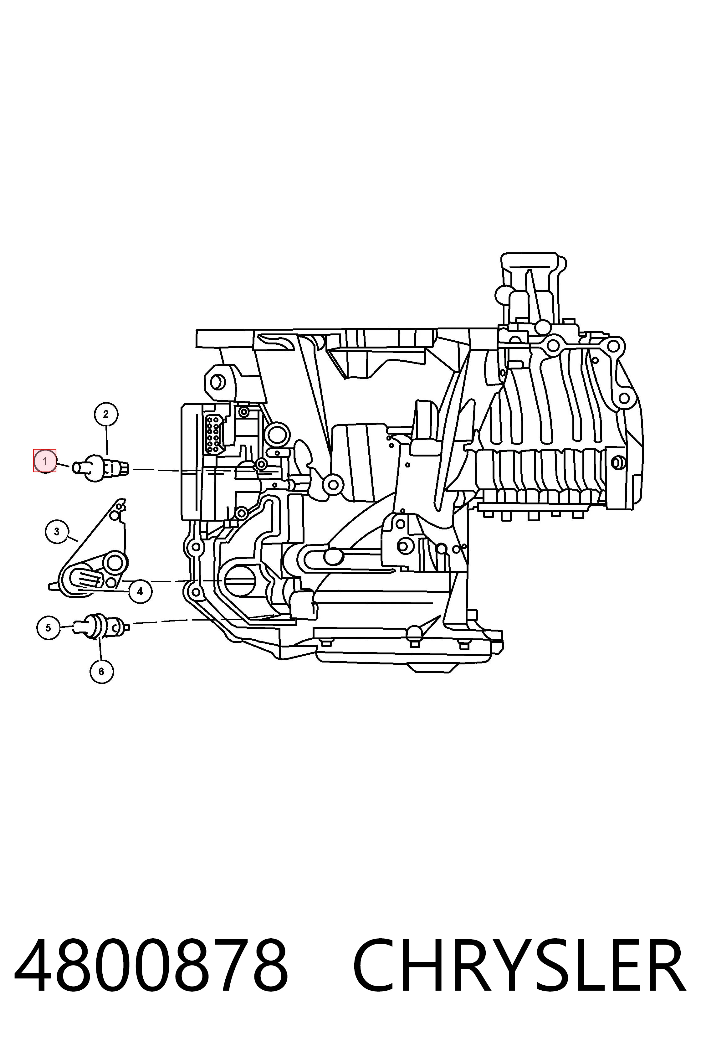 Датчик скорости K04800878 Fiat/Alfa/Lancia