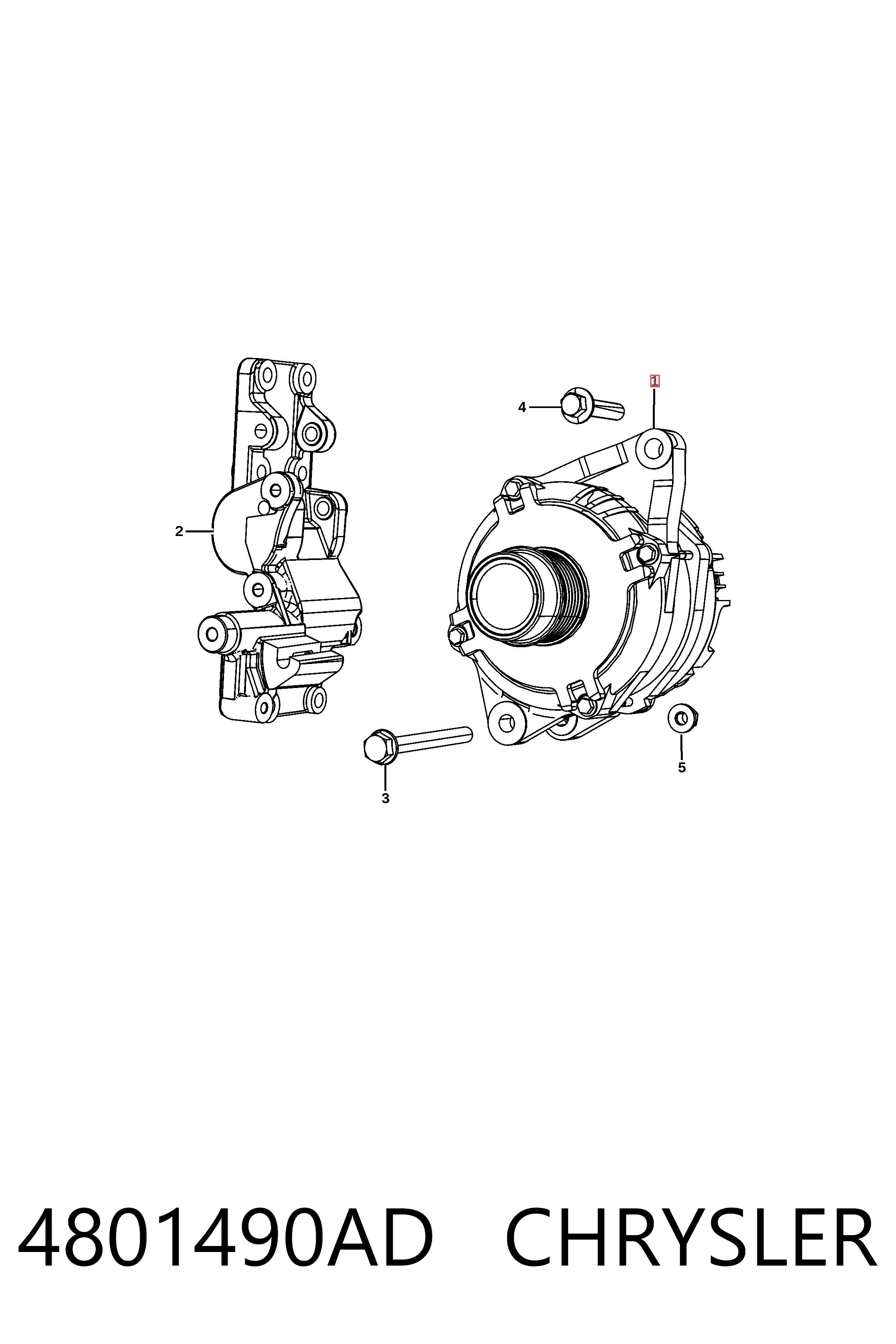 Автомобильный генератор Fiat/Alfa/Lancia 04801490AC цена, от 197.83 USD