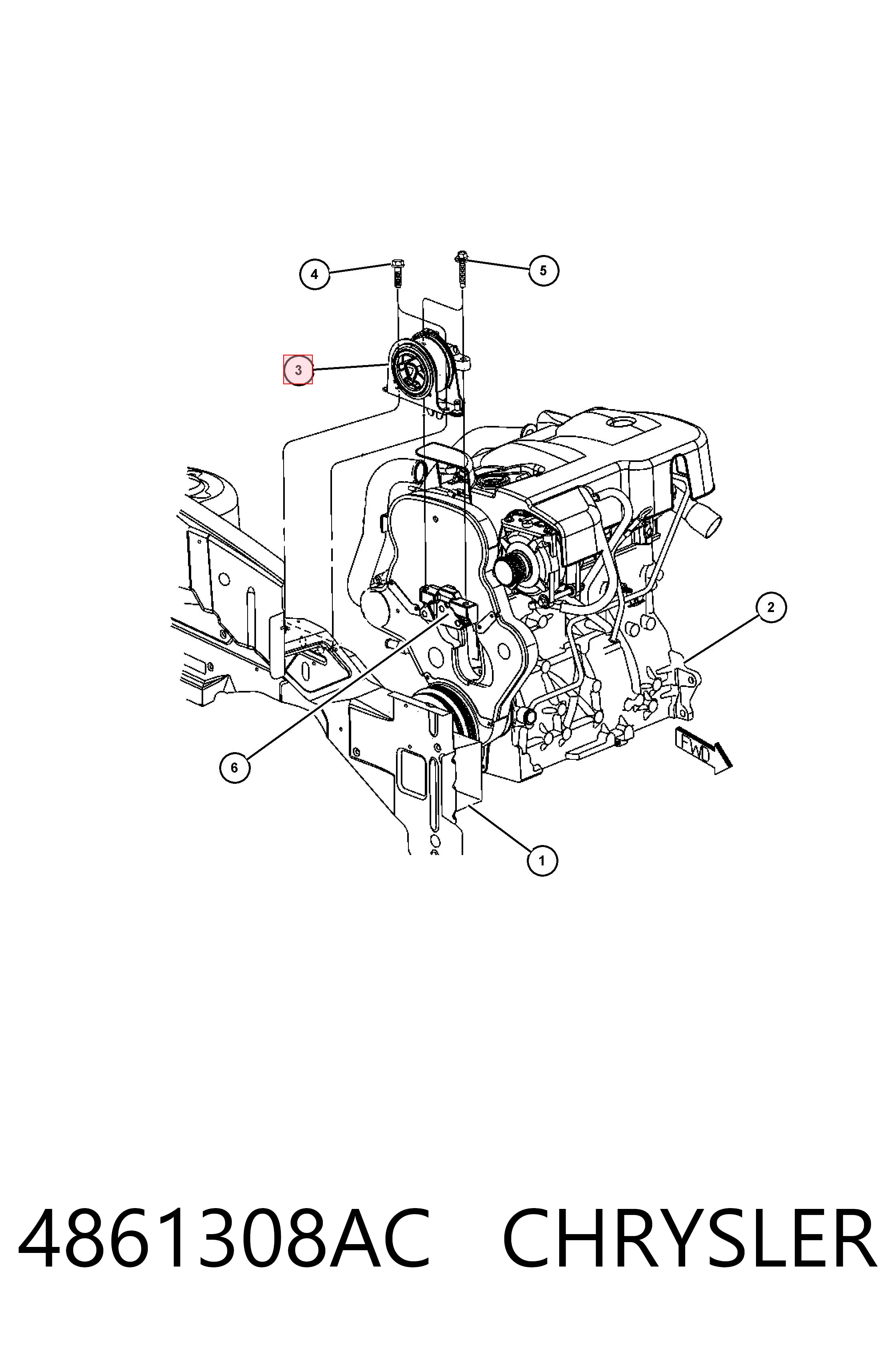 4861308AC Chrysler