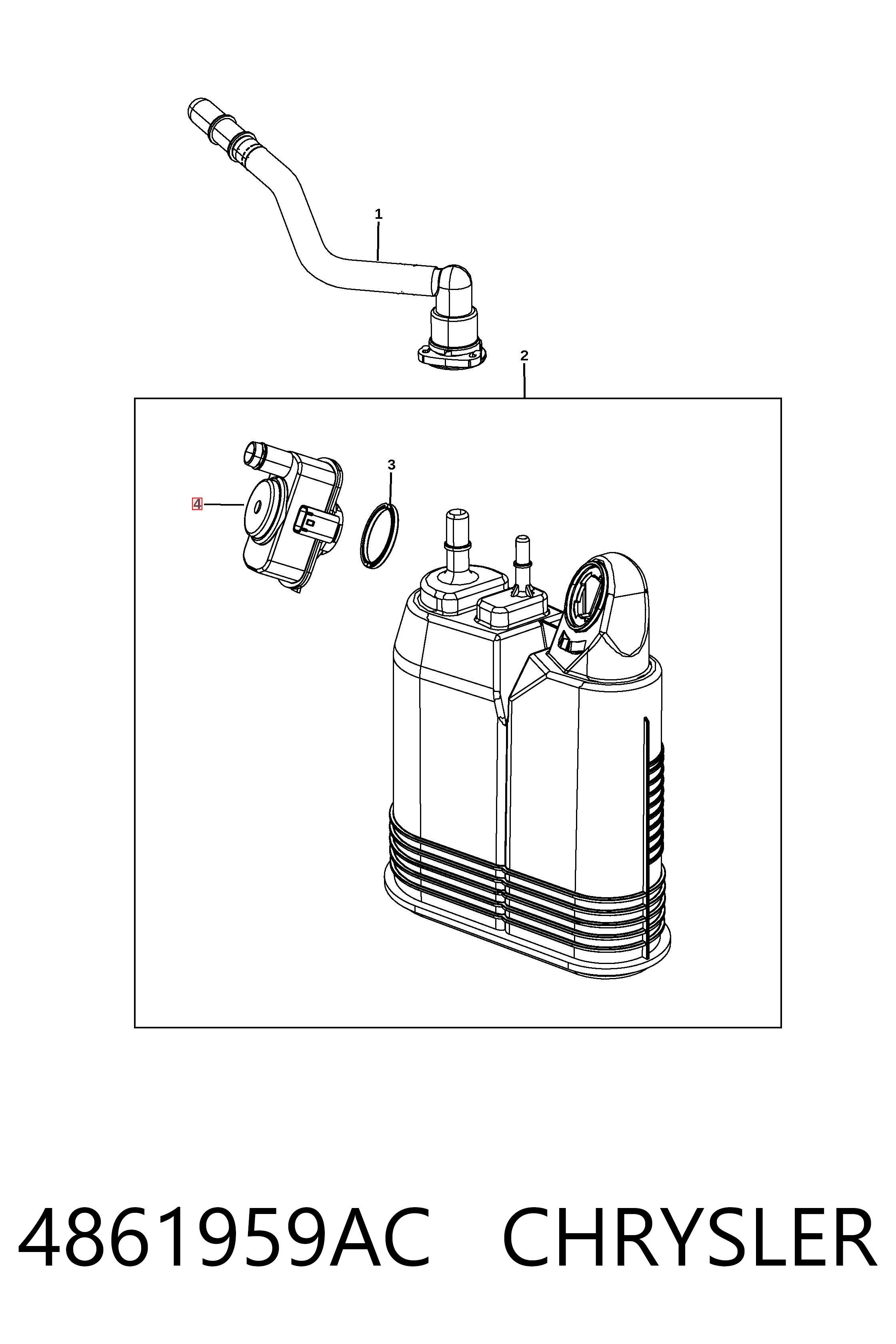 Купить K04861959AD Fiat/Alfa/Lancia 