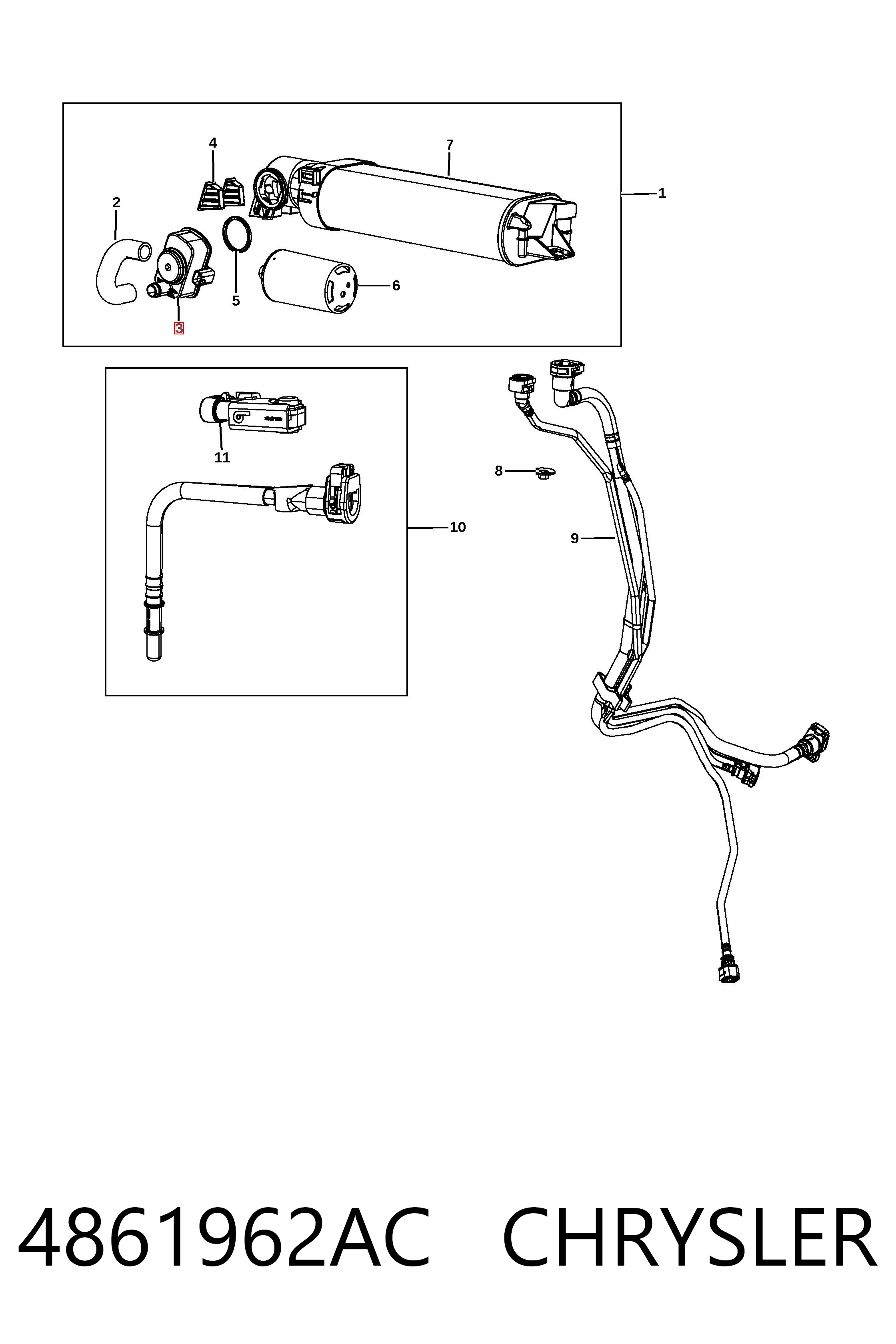  Fiat/Alfa/Lancia K04861962AD цена, от 48.38 USD