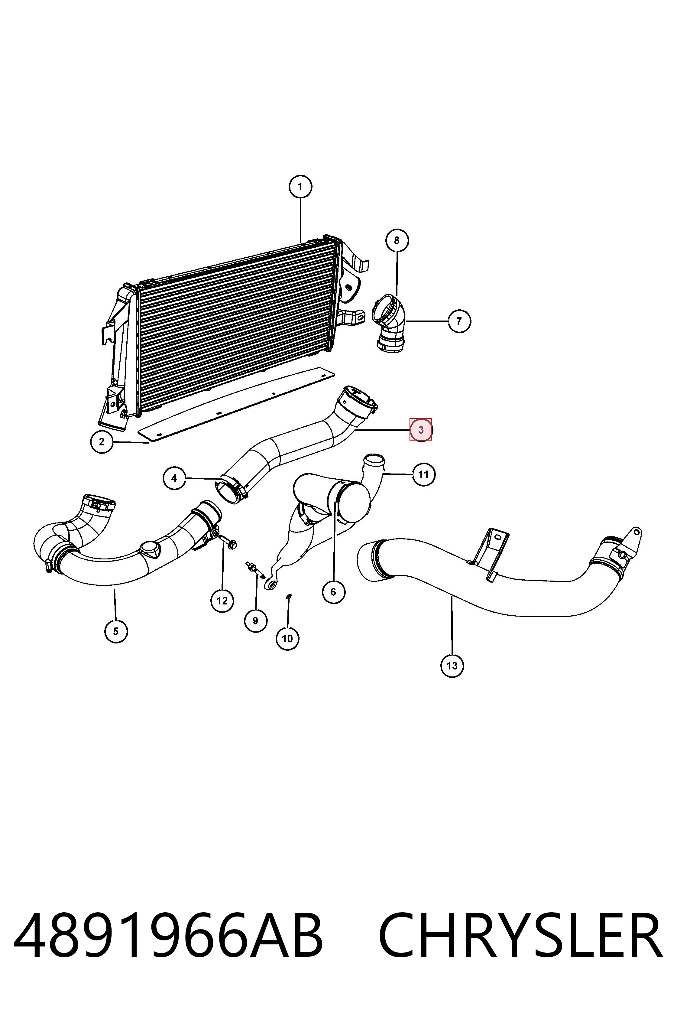 K04891966AB Fiat/Alfa/Lancia 
