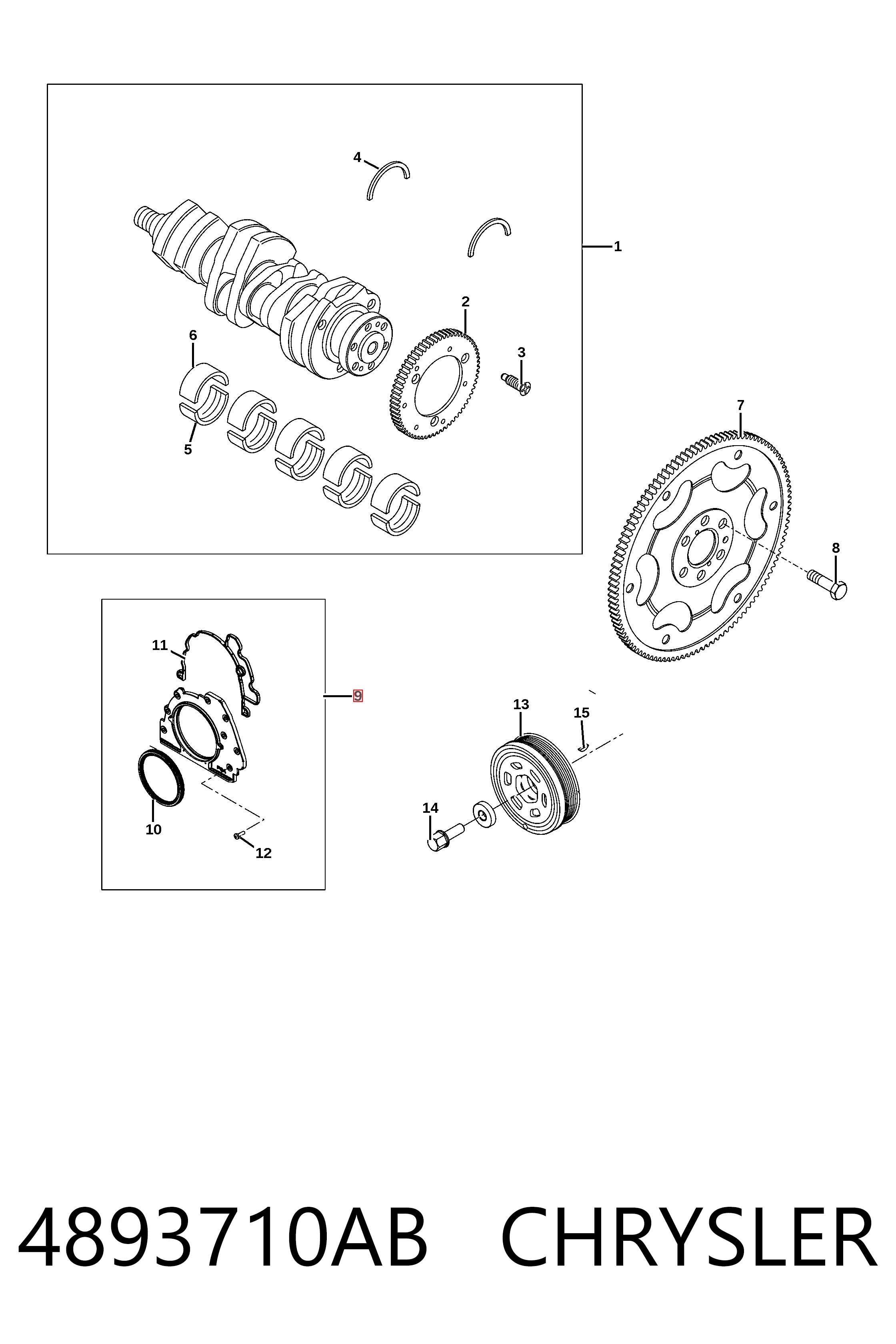 50050602 Fiat/Alfa/Lancia Сальник коленвала двигателя, задний