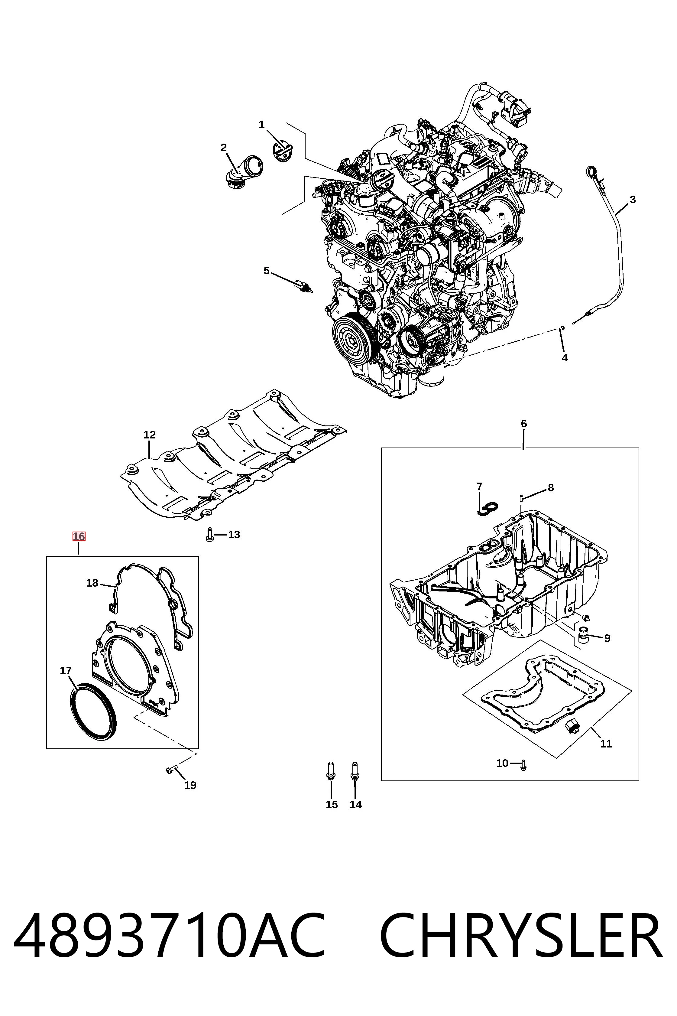 Сальник коленвала задний Fiat/Alfa/Lancia 50050602 цена, от 16.53 USD