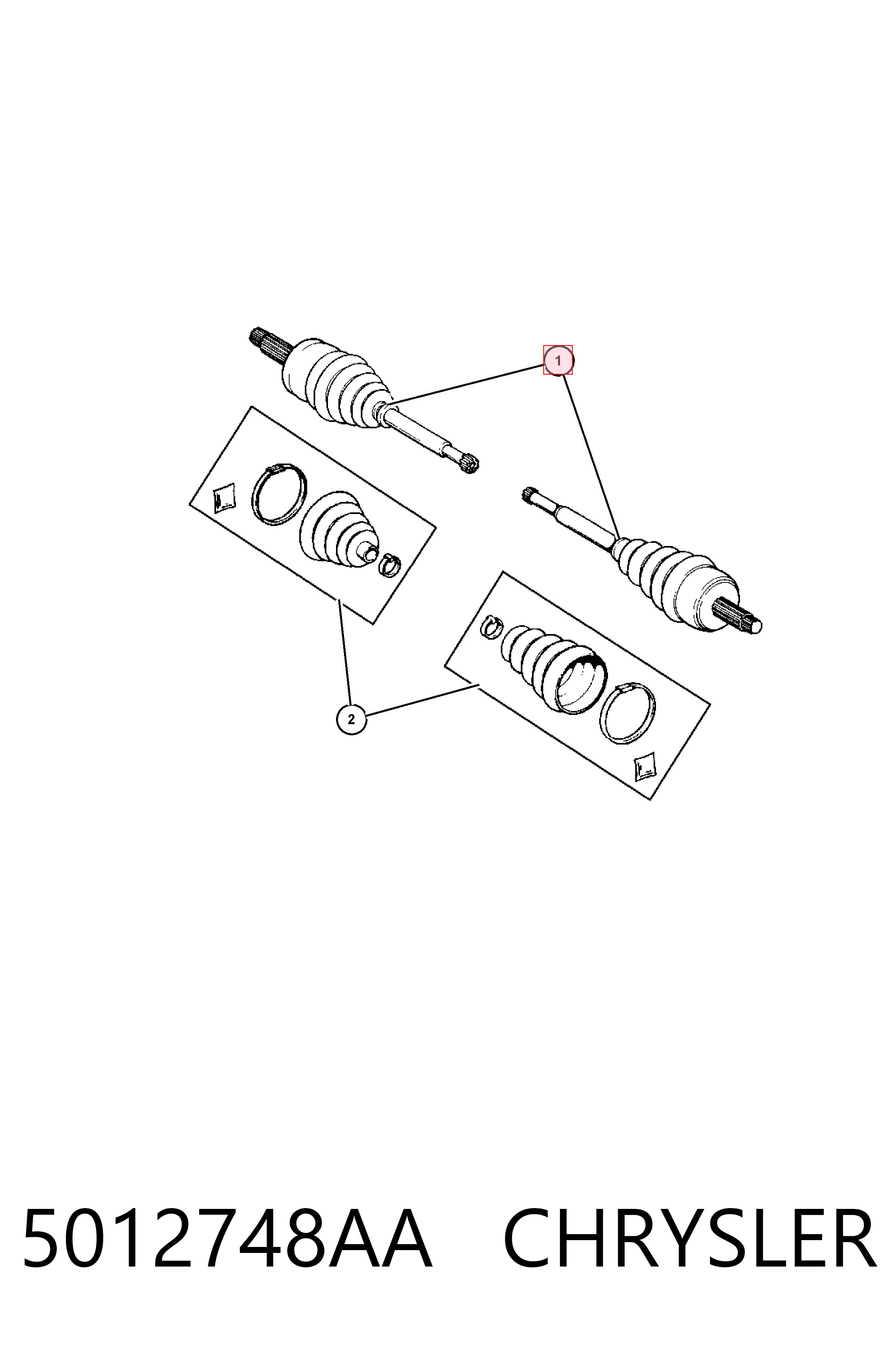 Правая полуось BB1527 Posterparts