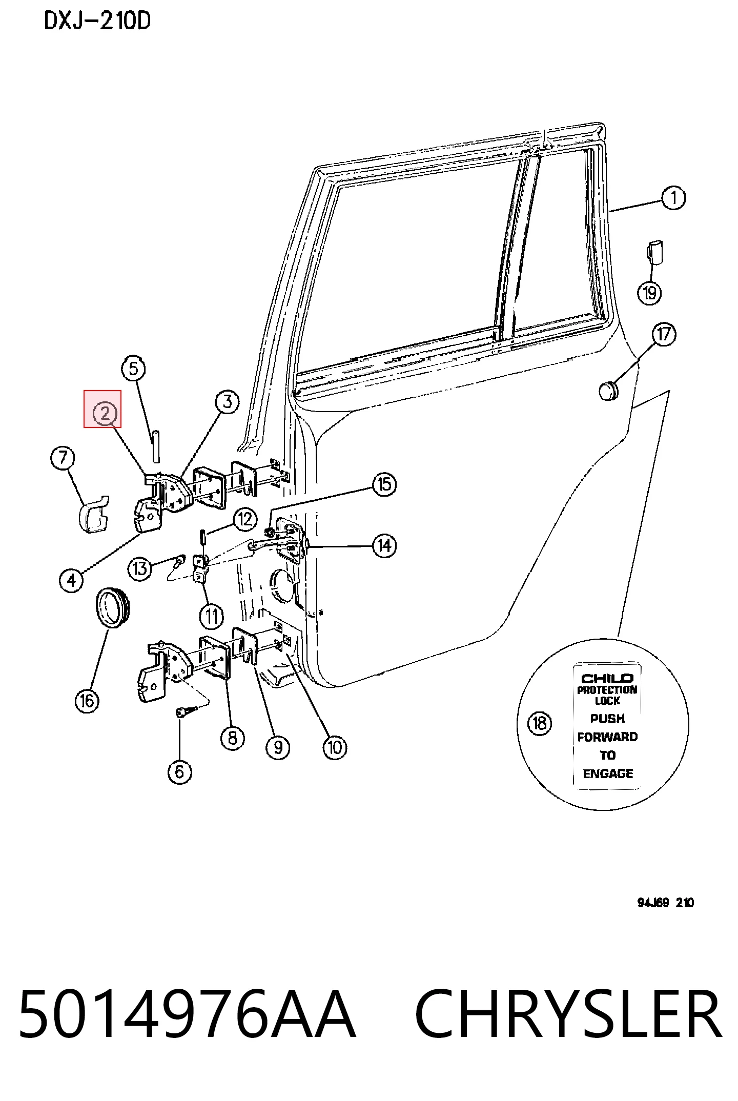 5014976AA Chrysler