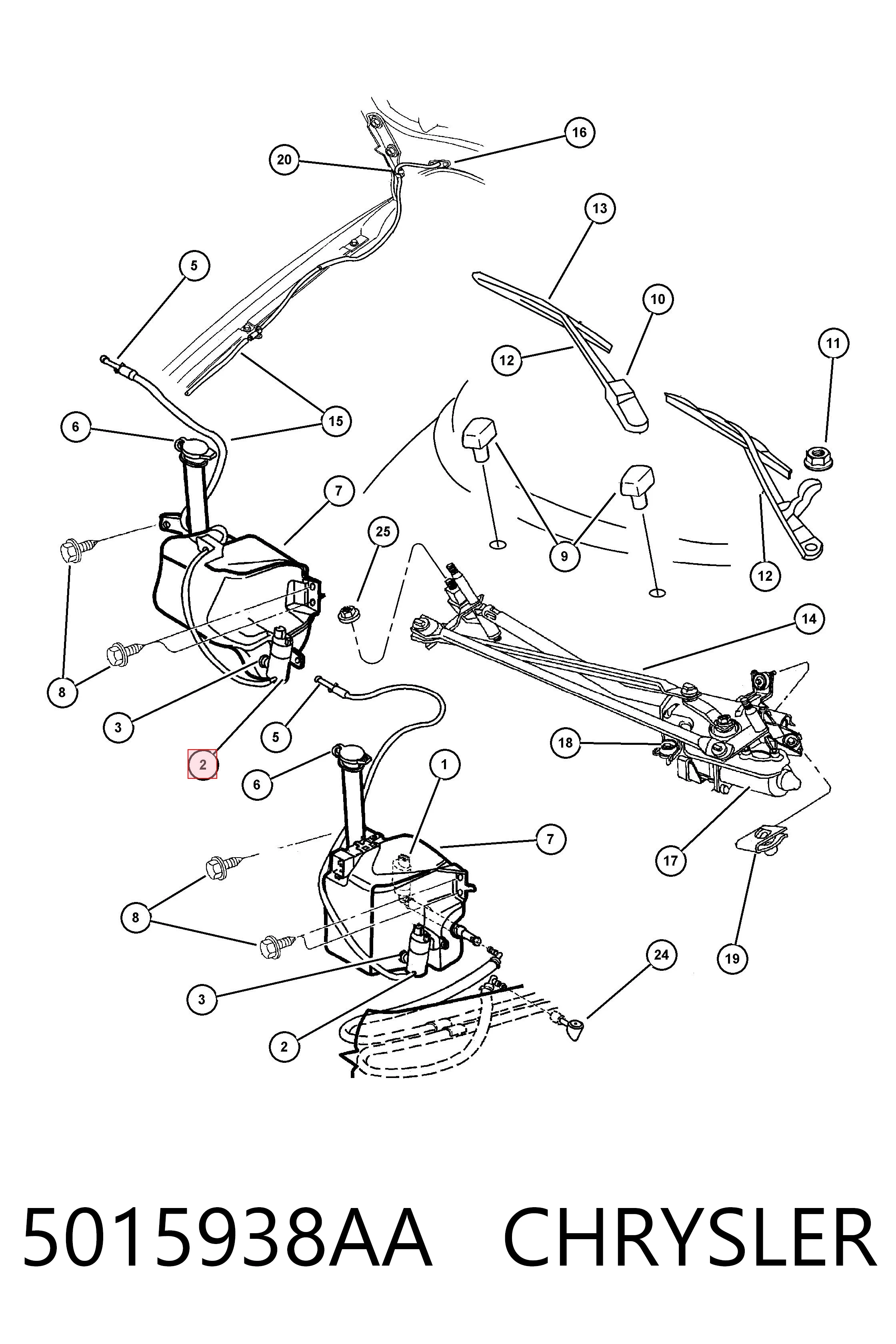 Насос омывателя Fiat/Alfa/Lancia K04797695
